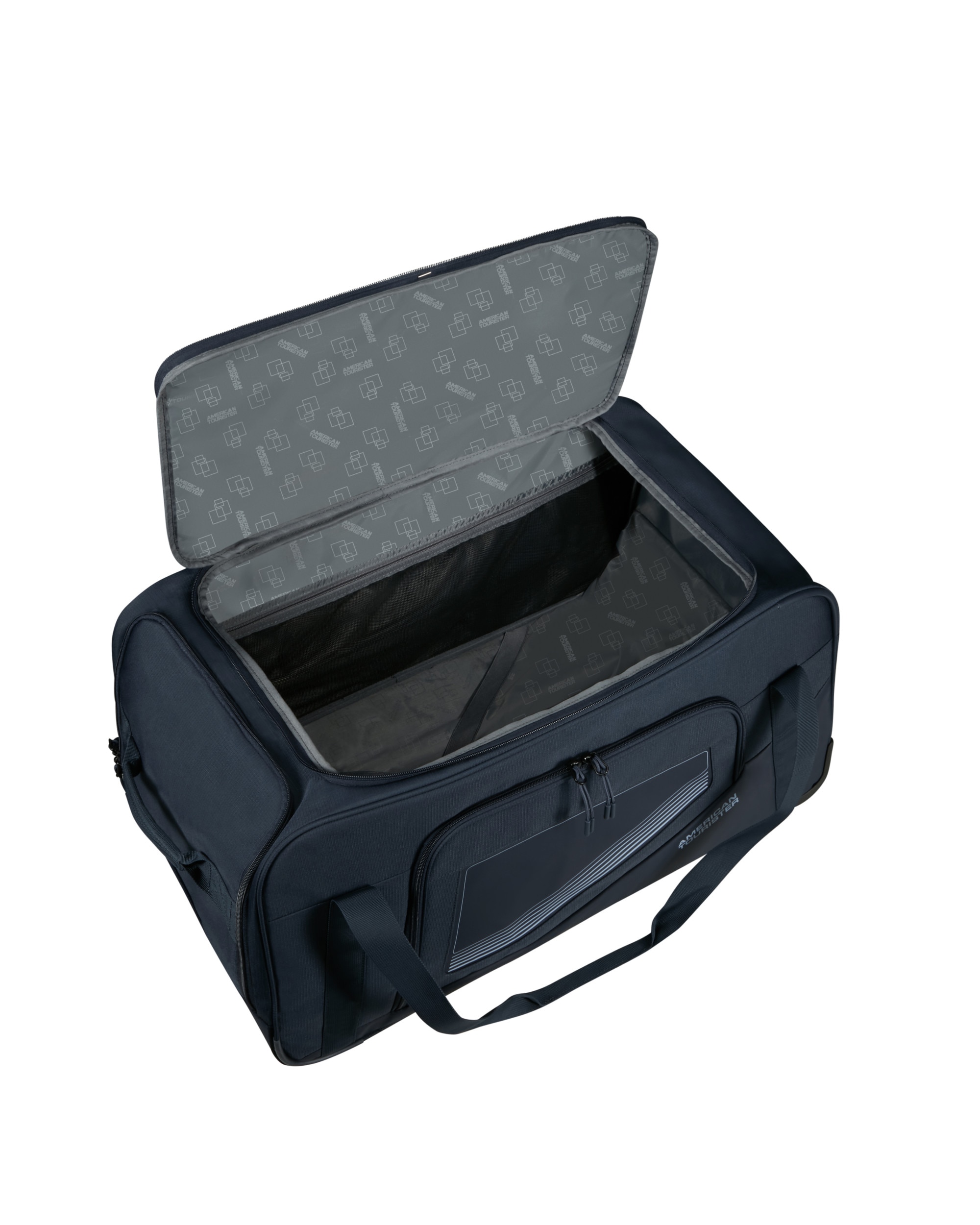 Bolsa de viaje mediana con ruedas S City Racer blanda con capacidad de 98 litros - American Tourister - Azul marino Azul marino-3