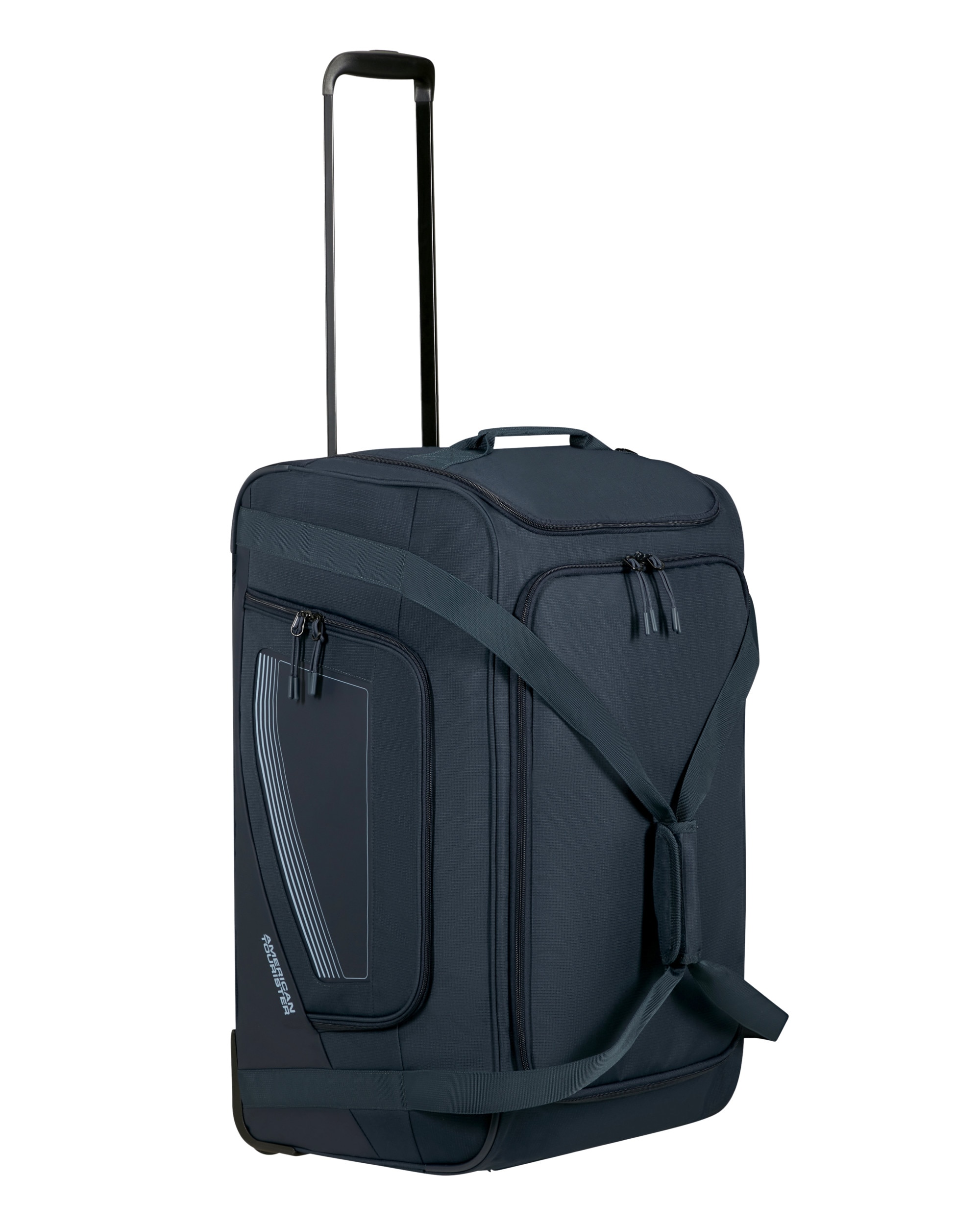 Bolsa de viaje mediana con ruedas S City Racer blanda con capacidad de 98 litros - American Tourister - Azul marino Azul marino-4