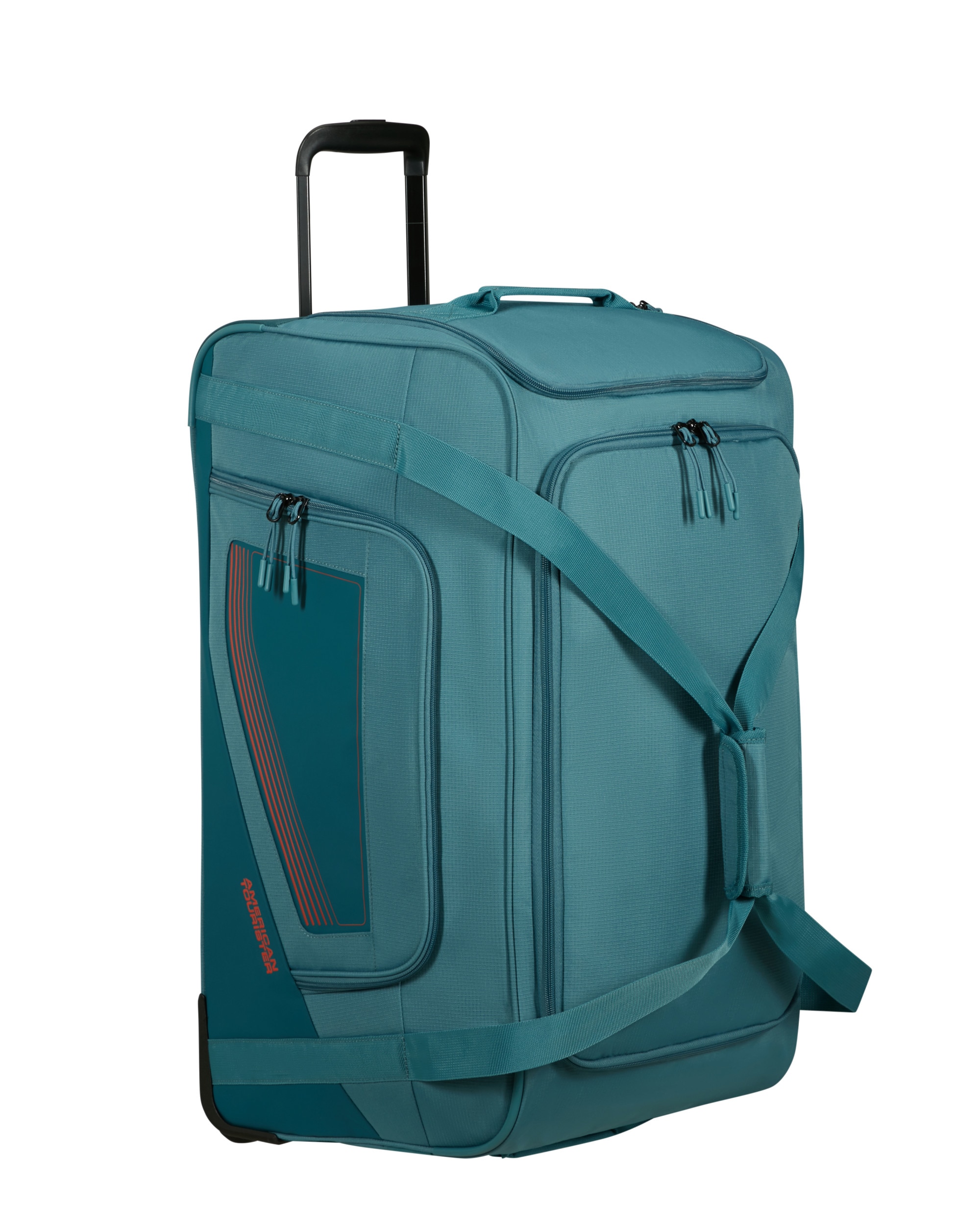 Bolsa de viaje mediana con ruedas S City Racer blanda con capacidad de 98 litros - American Tourister - Turquesa Turquesa-1