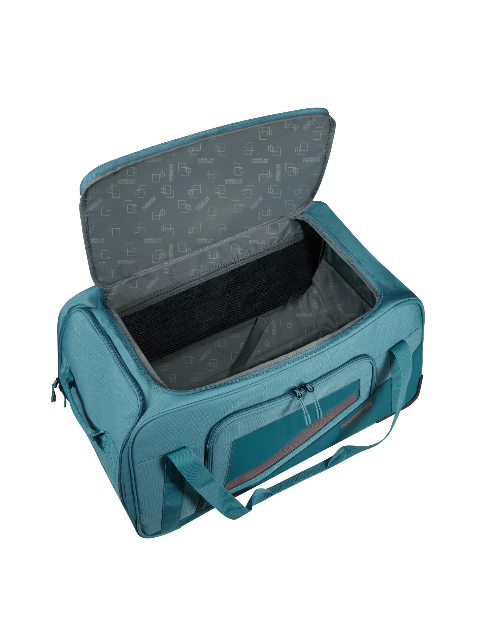 Bolsa de viaje mediana con ruedas S City Racer blanda con capacidad de 98 litros - American Tourister - Turquesa Turquesa-3