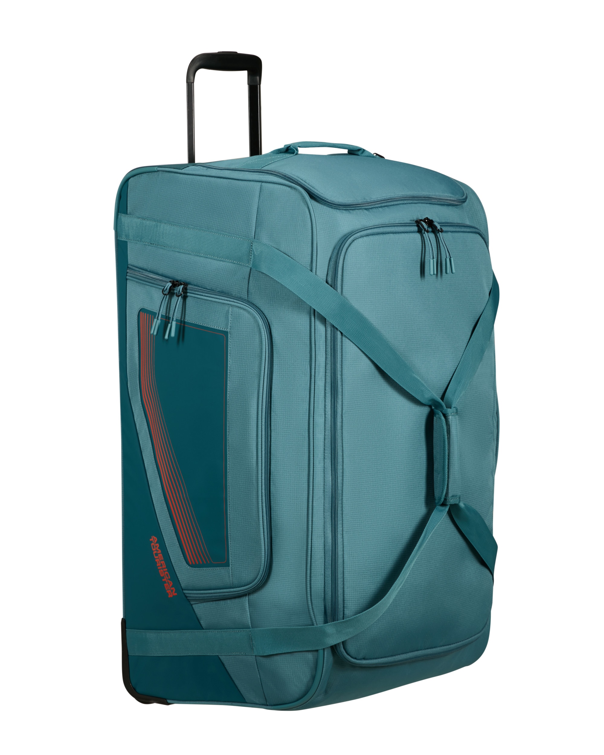 Bolsa de viaje grande con ruedas S City Racer blanda con capacidad de 129 litros - American Tourister - Turquesa Turquesa-1