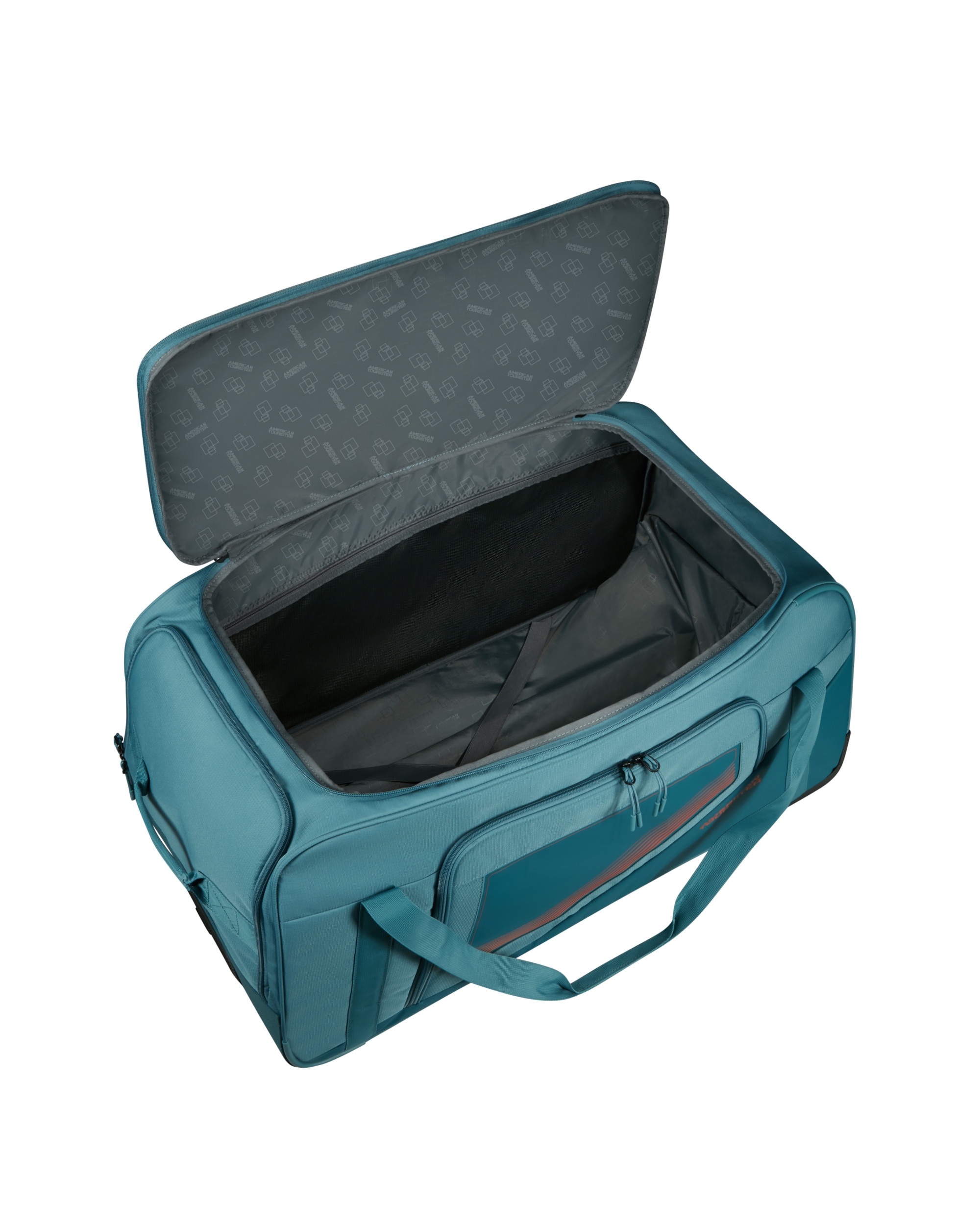 Bolsa de viaje grande con ruedas S City Racer blanda con capacidad de 129 litros - American Tourister - Turquesa Turquesa-3
