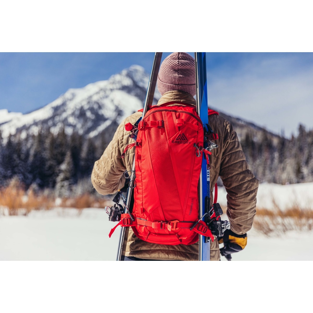 Mochila unisex Targhee 26 Gregory - Rojo Rojo-4