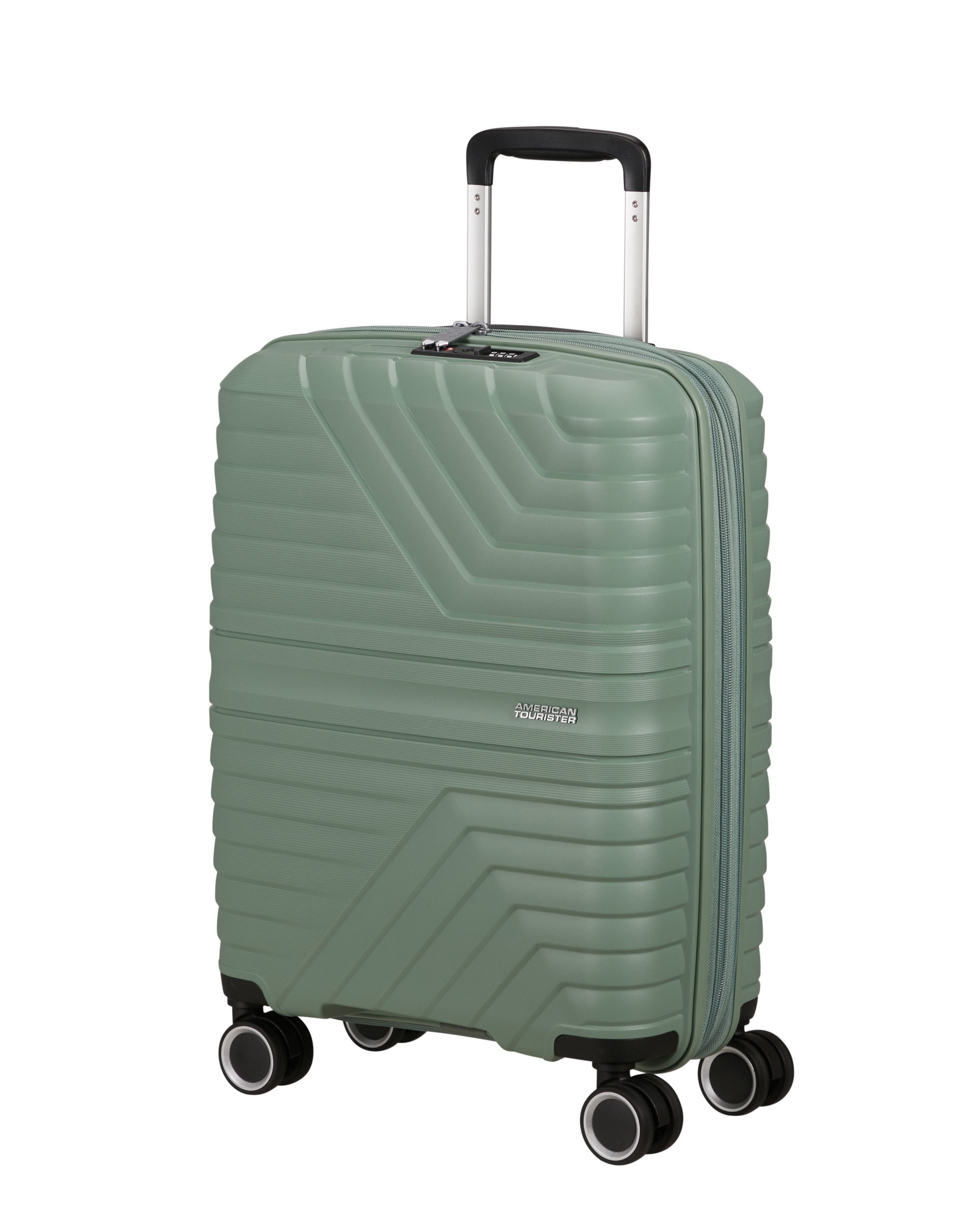Maleta de cabina expandible Flytwist rígida con capacidad hasta 44 litros - American Tourister - Kaki Kaki-1