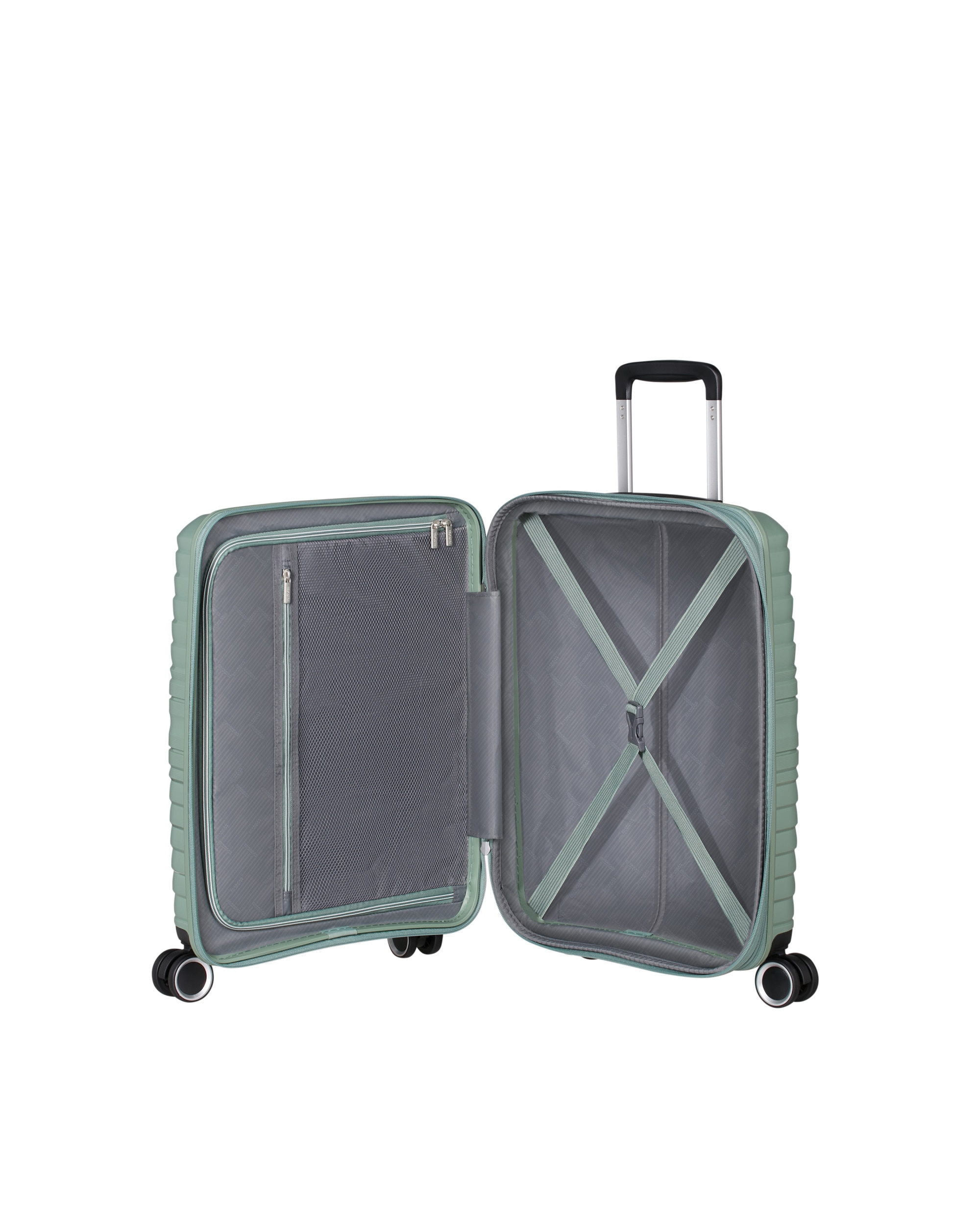 Maleta de cabina expandible Flytwist rígida con capacidad hasta 44 litros - American Tourister - Kaki Kaki-3