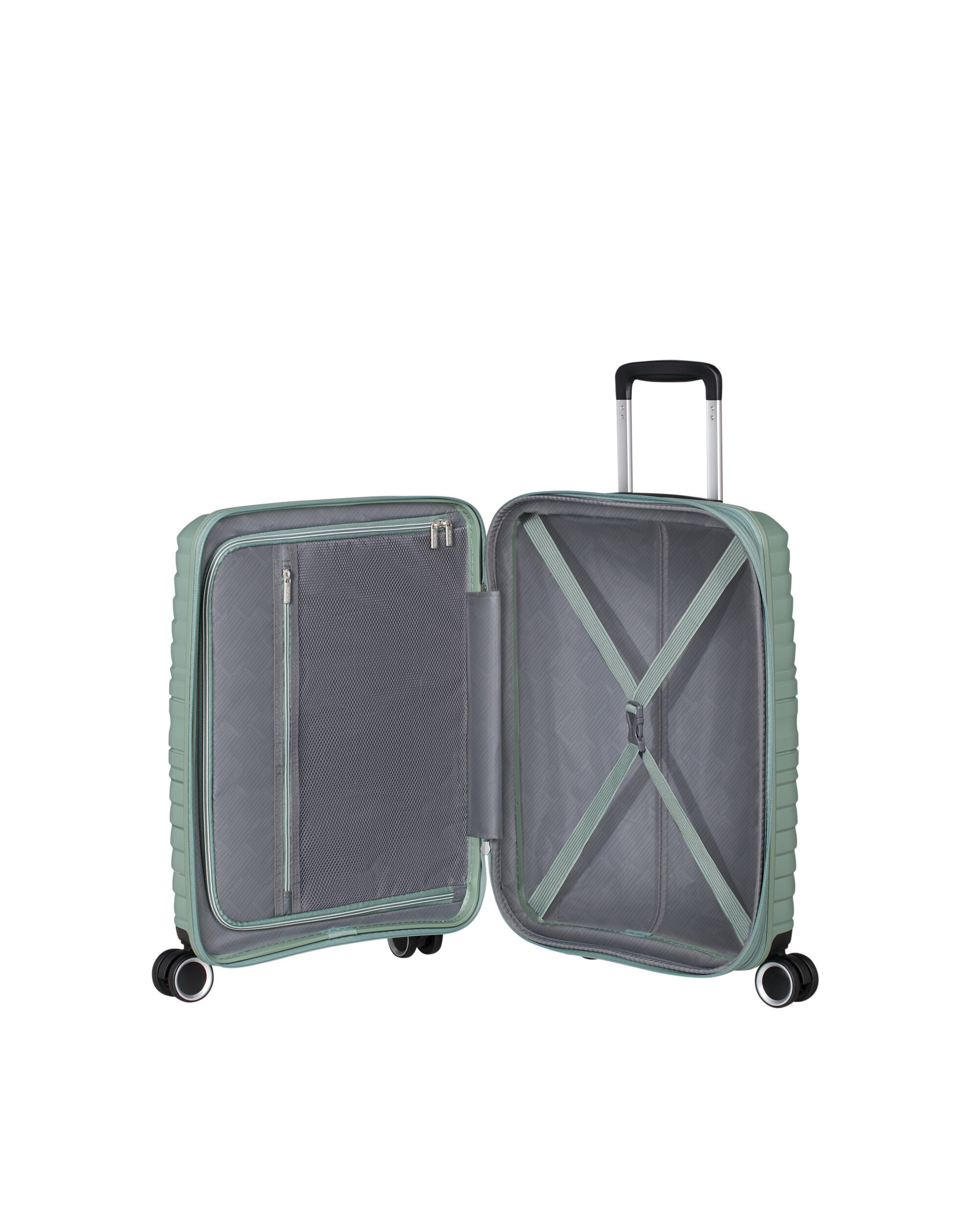 Maleta de cabina expandible Flytwist rígida con capacidad hasta 44 litros - American Tourister - Kaki Kaki-5
