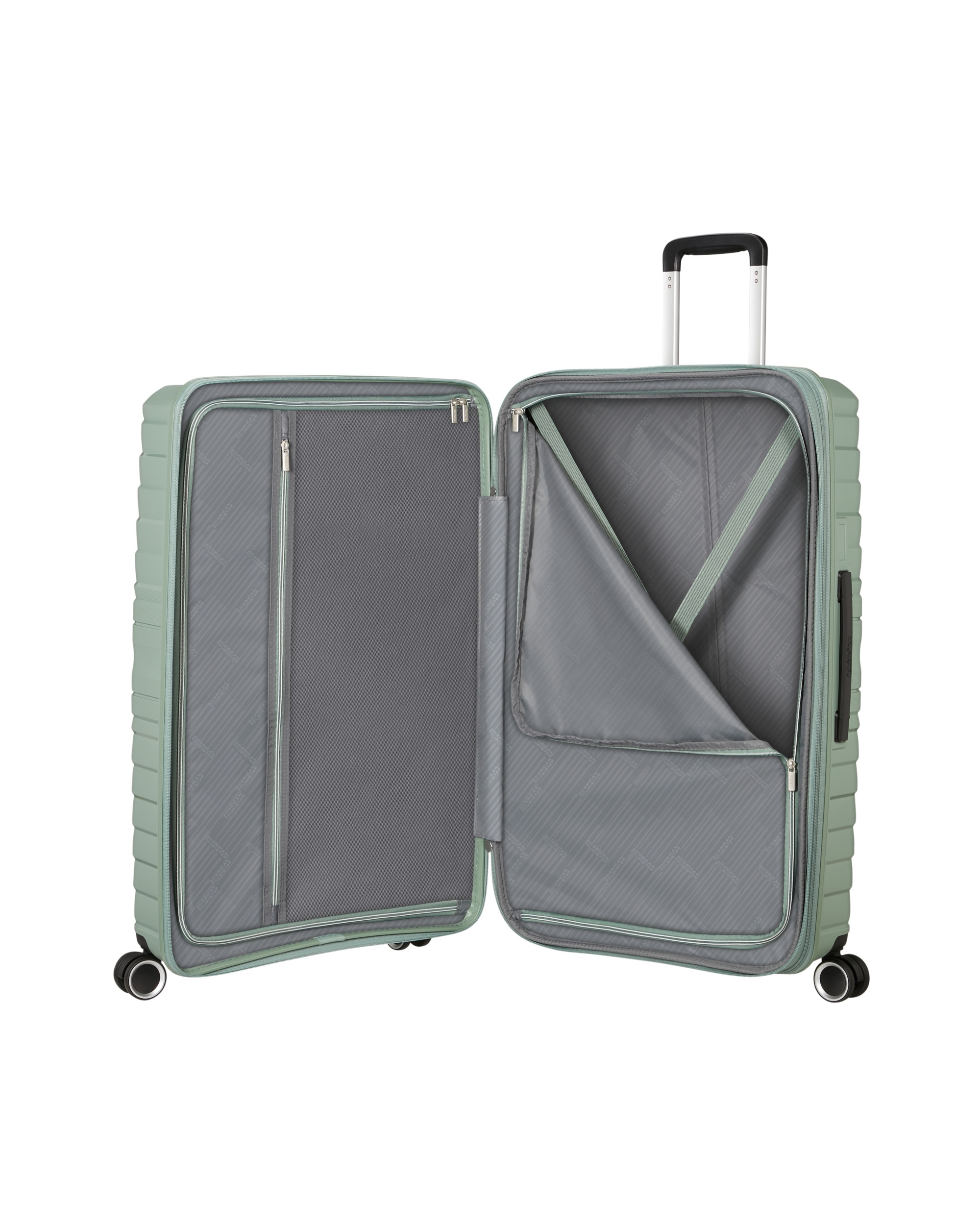 Imagen 3 de Maleta grande expandible Flytwist rígida con capacidad hasta 117 litros - American Tourister - Verde Agua Verde Agua