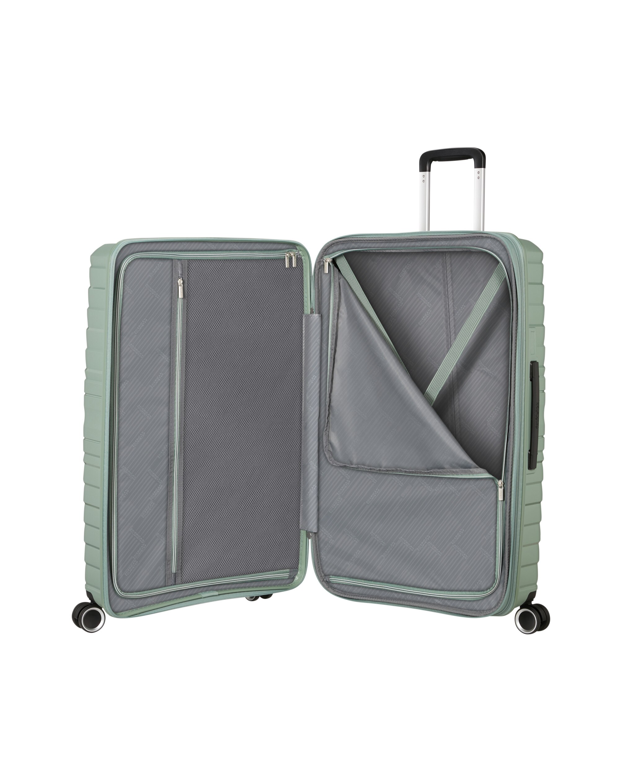 Imagen 5 de Maleta grande expandible Flytwist rígida con capacidad hasta 117 litros - American Tourister - Verde Agua Verde Agua