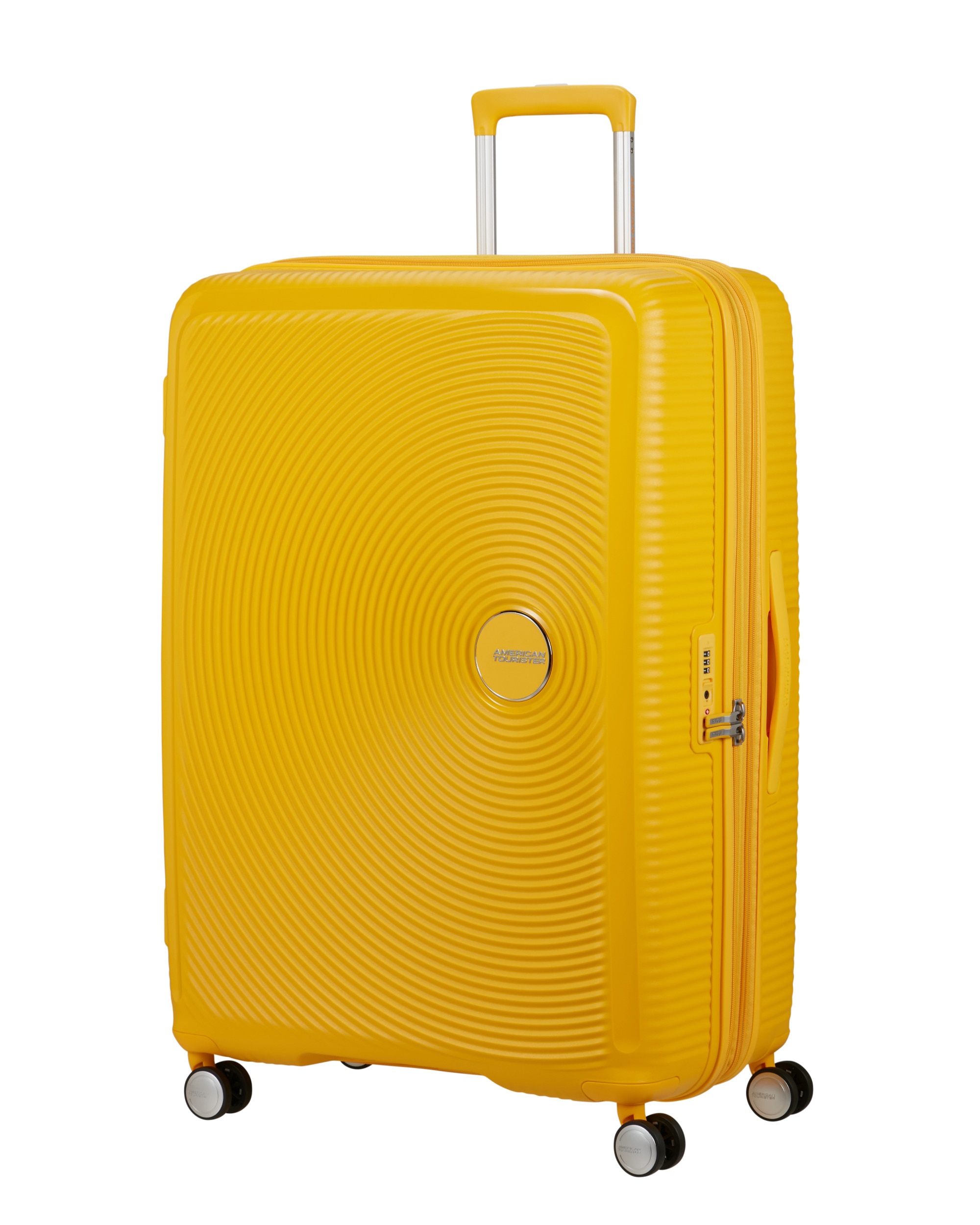Maleta extra grande expandible Soundbox Spinner 77/28 Tsa Exp rígida con capacidad hasta 145 L. - American Tourister - Oro Oro-1