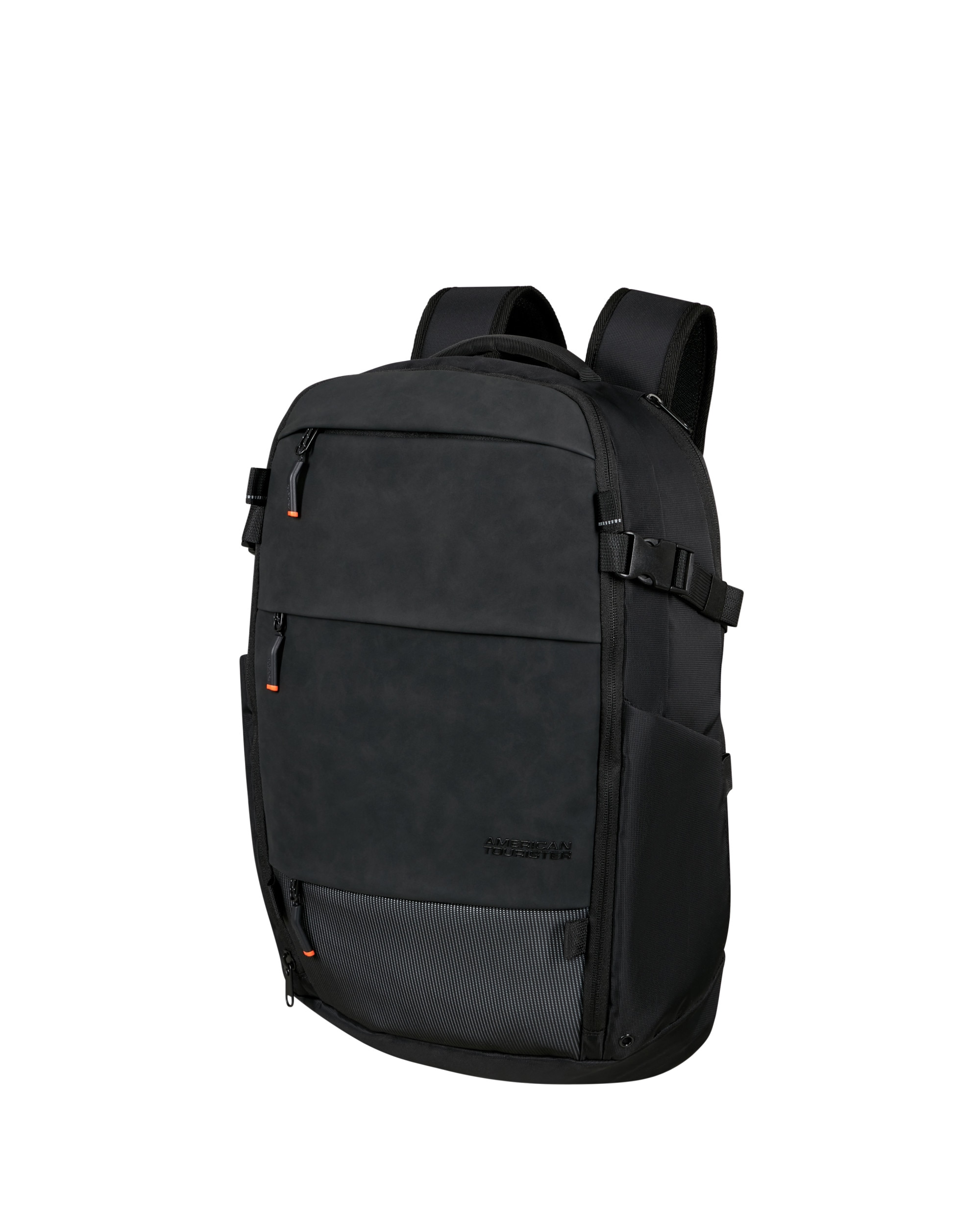 Mochila para portátil de 15,6'' expandible Pacepro blanda con capacidad hasta 30 litros - American Tourister - Negro Negro-1