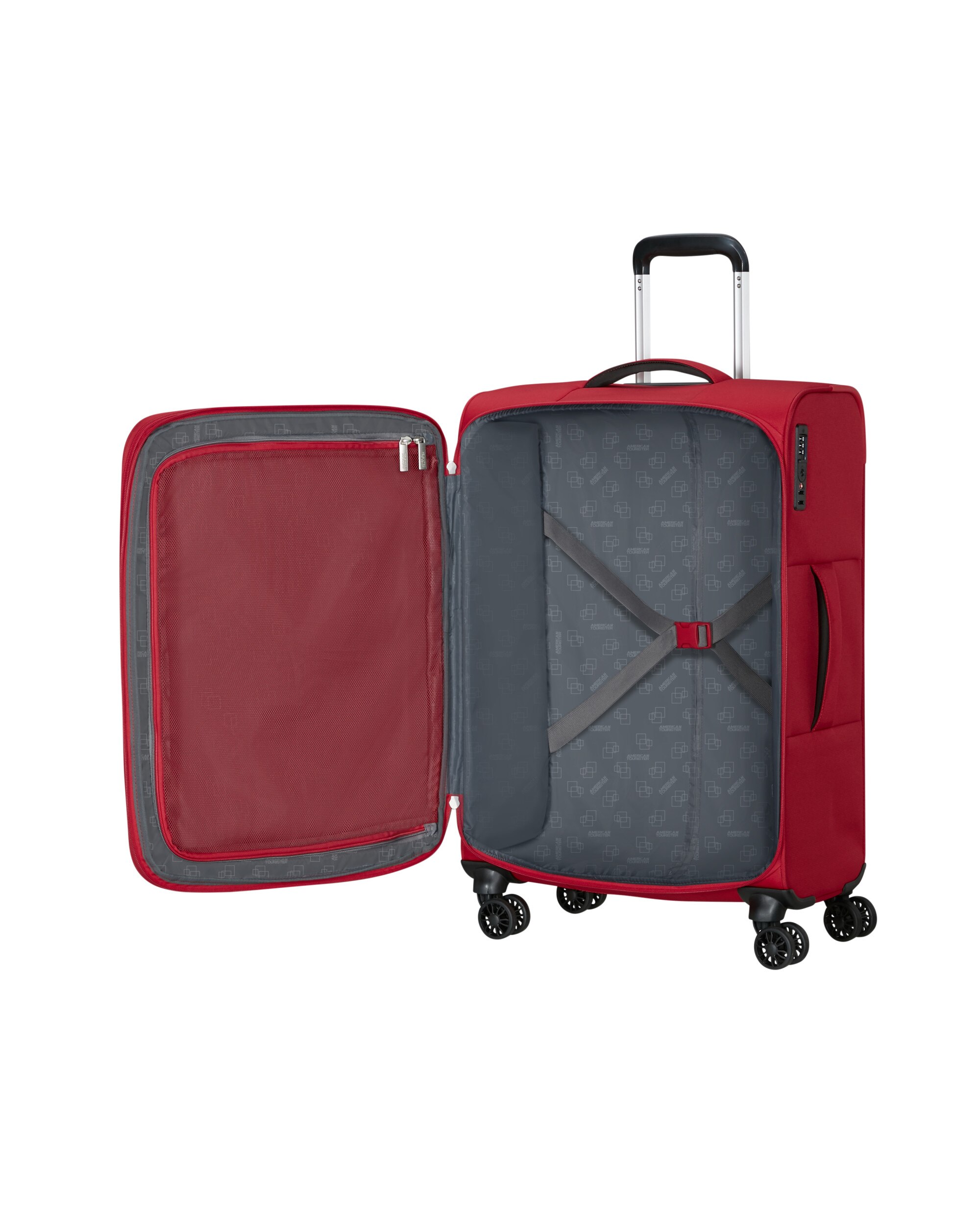 Imagen 3 de Maleta mediana expandible Cloudider blanda con capacidad hasta 74,5 litros - American Tourister - Rosa Rosa