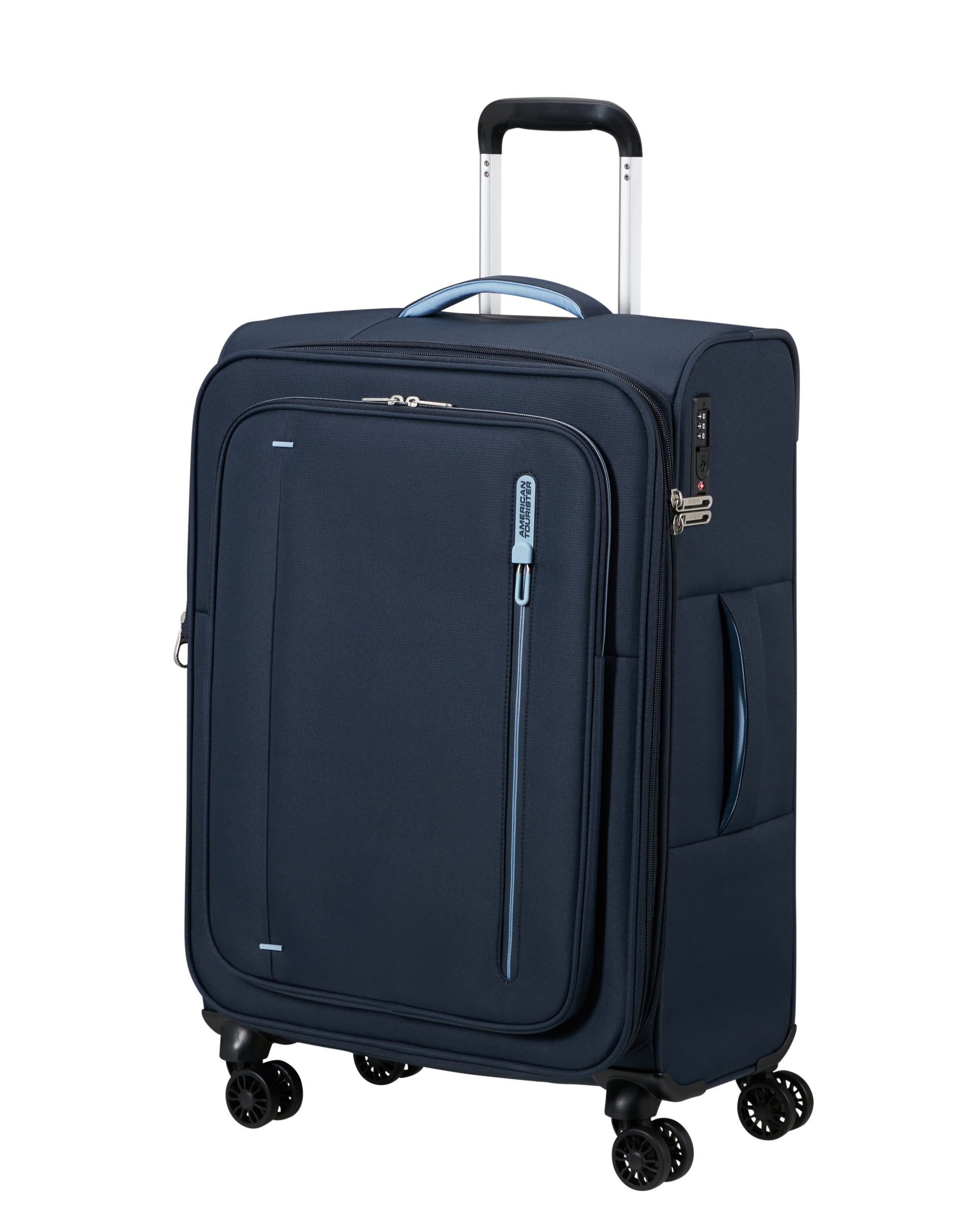Imagen 1 de Maleta mediana expandible Cloudider blanda con capacidad hasta 74,5 litros - American Tourister - Azul marino Azul marino