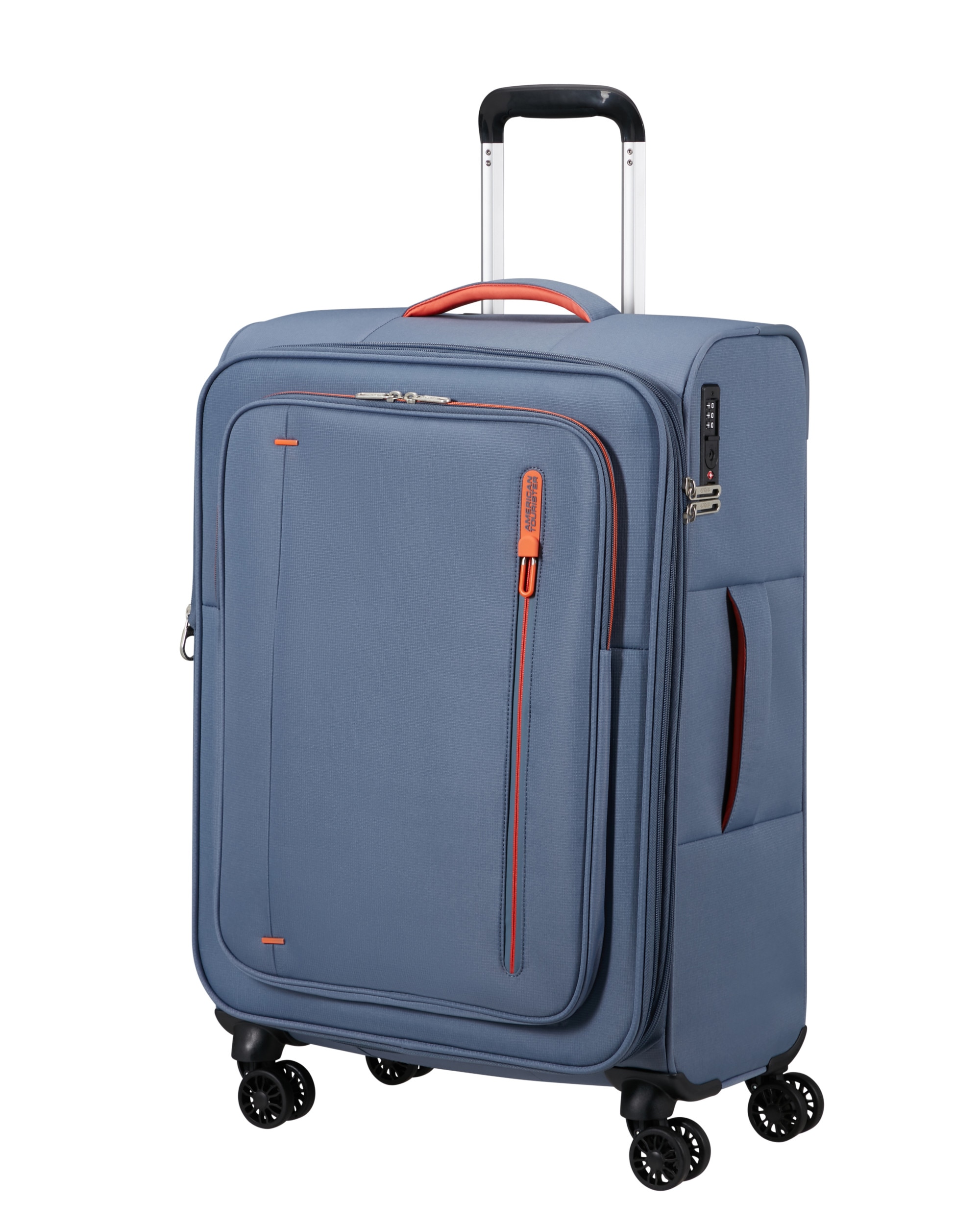 Imagen 1 de Maleta mediana expandible Cloudider blanda con capacidad hasta 74,5 litros - American Tourister - Azul claro Azul claro