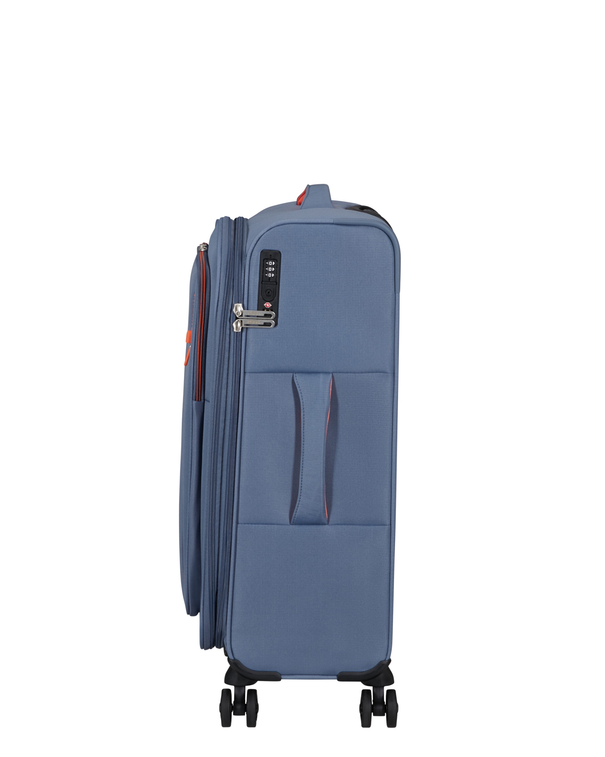 Imagen 6 de Maleta mediana expandible Cloudider blanda con capacidad hasta 74,5 litros - American Tourister - Azul claro Azul claro