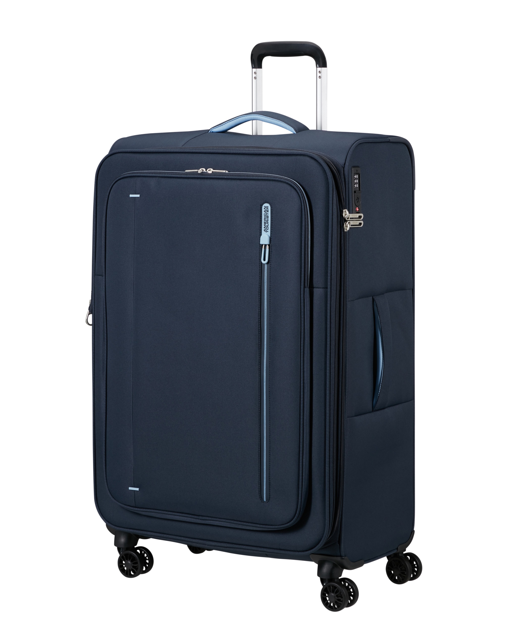 Imagen 1 de Maleta grande expandible cloudider blanda con capacidad hasta 118 litros - American Tourister - Azul marino Azul marino