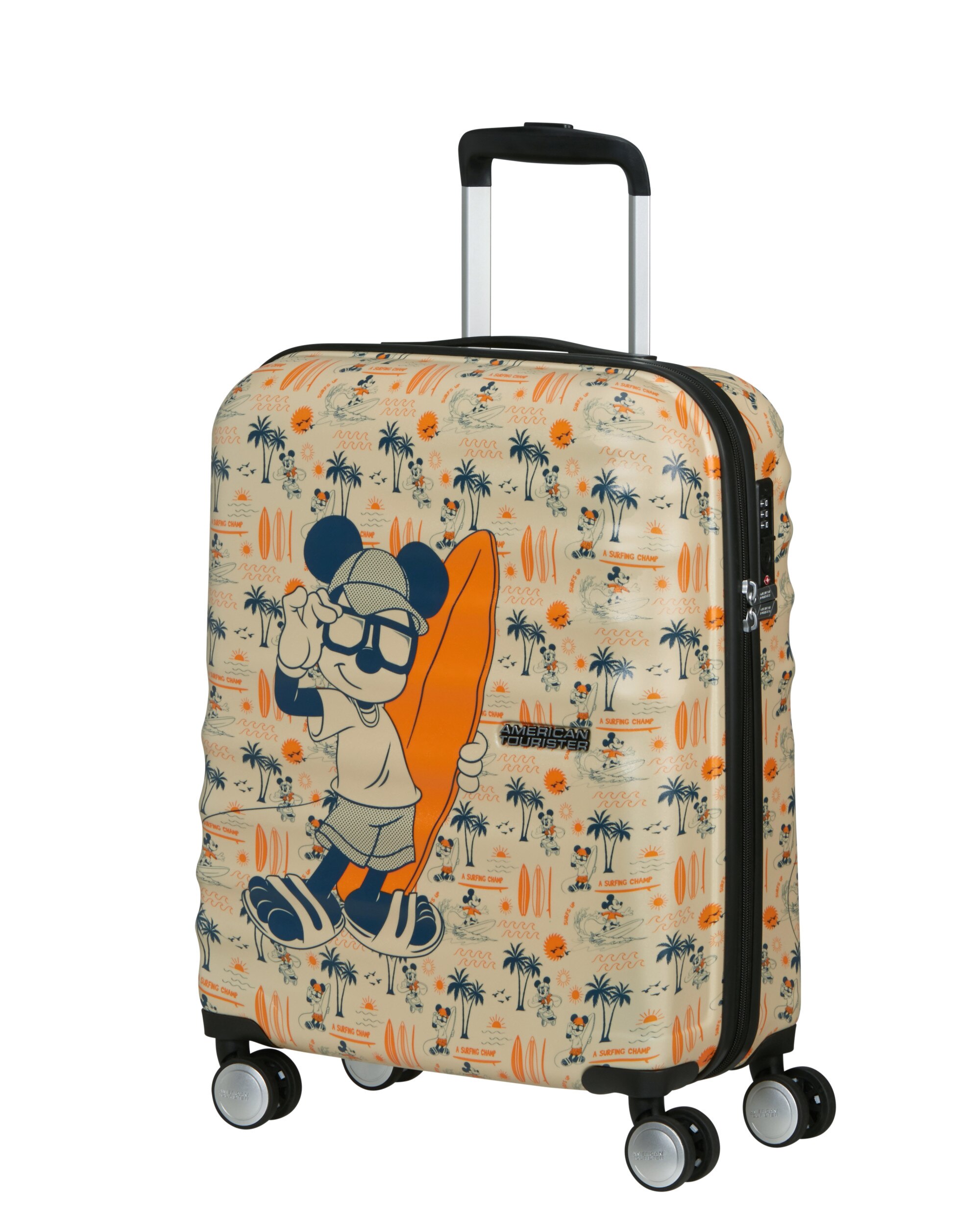 Maleta de cabina Wavebreaker Disney Spin55/20 rígida con capacidad de 36 L - American Tourister - Multicolor Multicolor-1