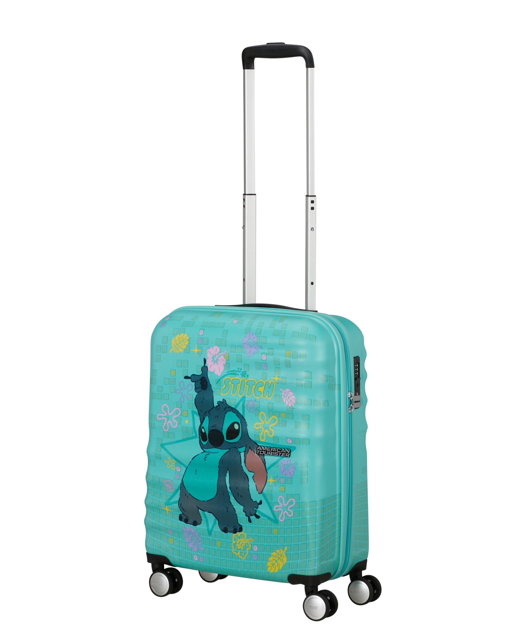 Maleta de cabina Wavebreaker Disney Spin55/20 rígida con capacidad de 36 L - American Tourister - Azul claro Azul claro-5
