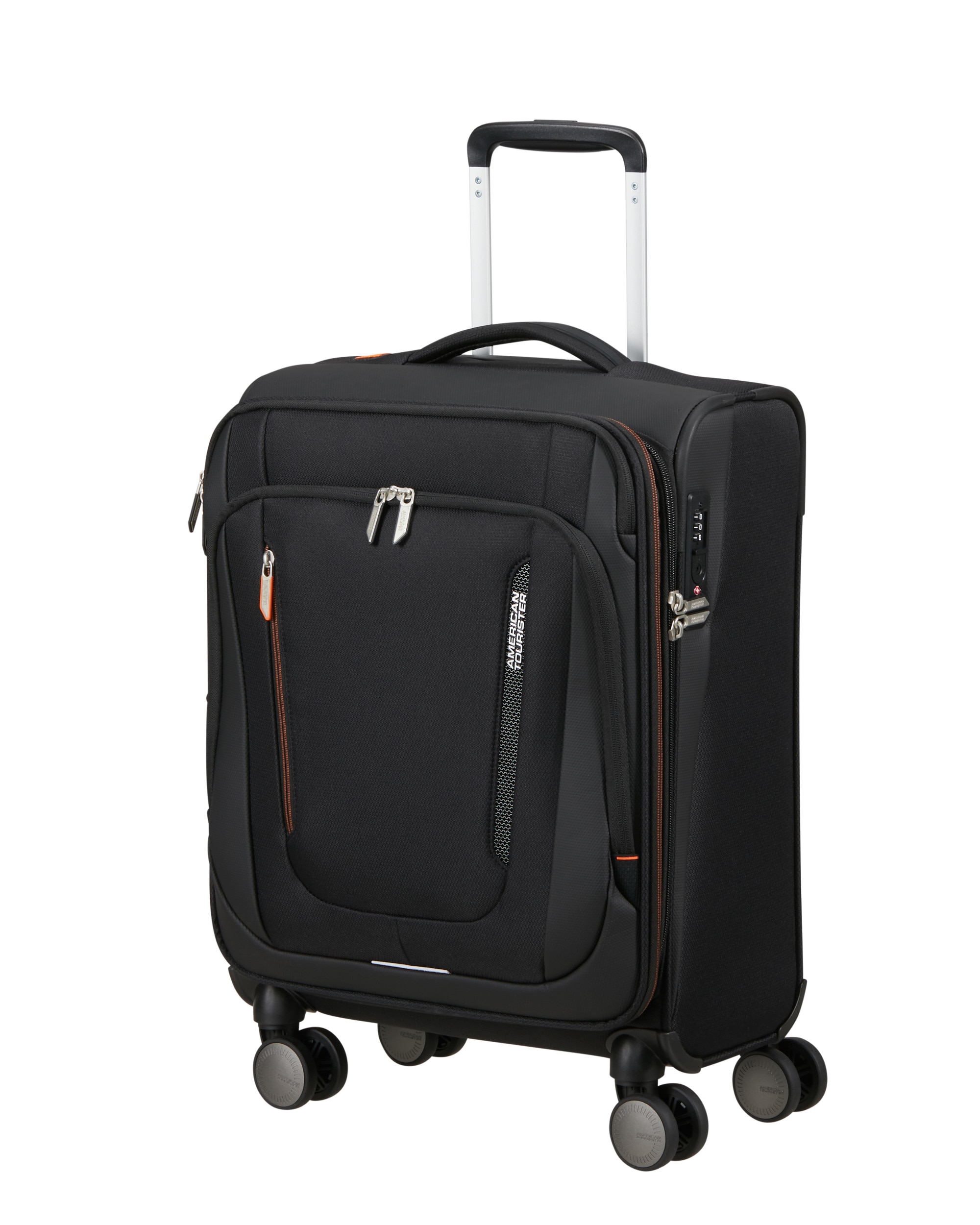 Maleta de cabina expandible wanderlite s blanda con capacidad hasta 49,5 litros - American Tourister - Malva Negro-1