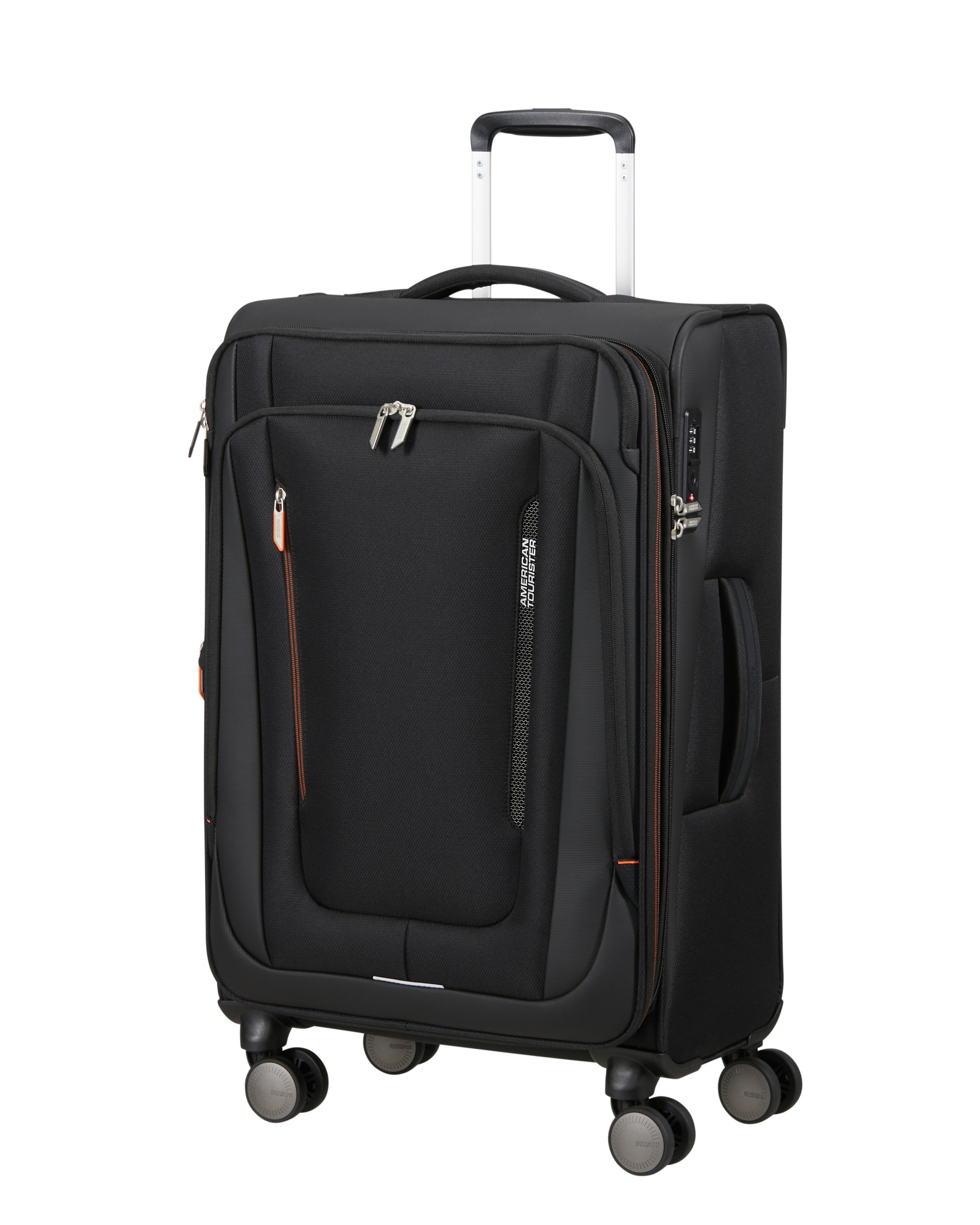 Maleta mediana expandible Wanderlite M blanda con capacidad hasta 81 litros - American Tourister - Negro Negro-1