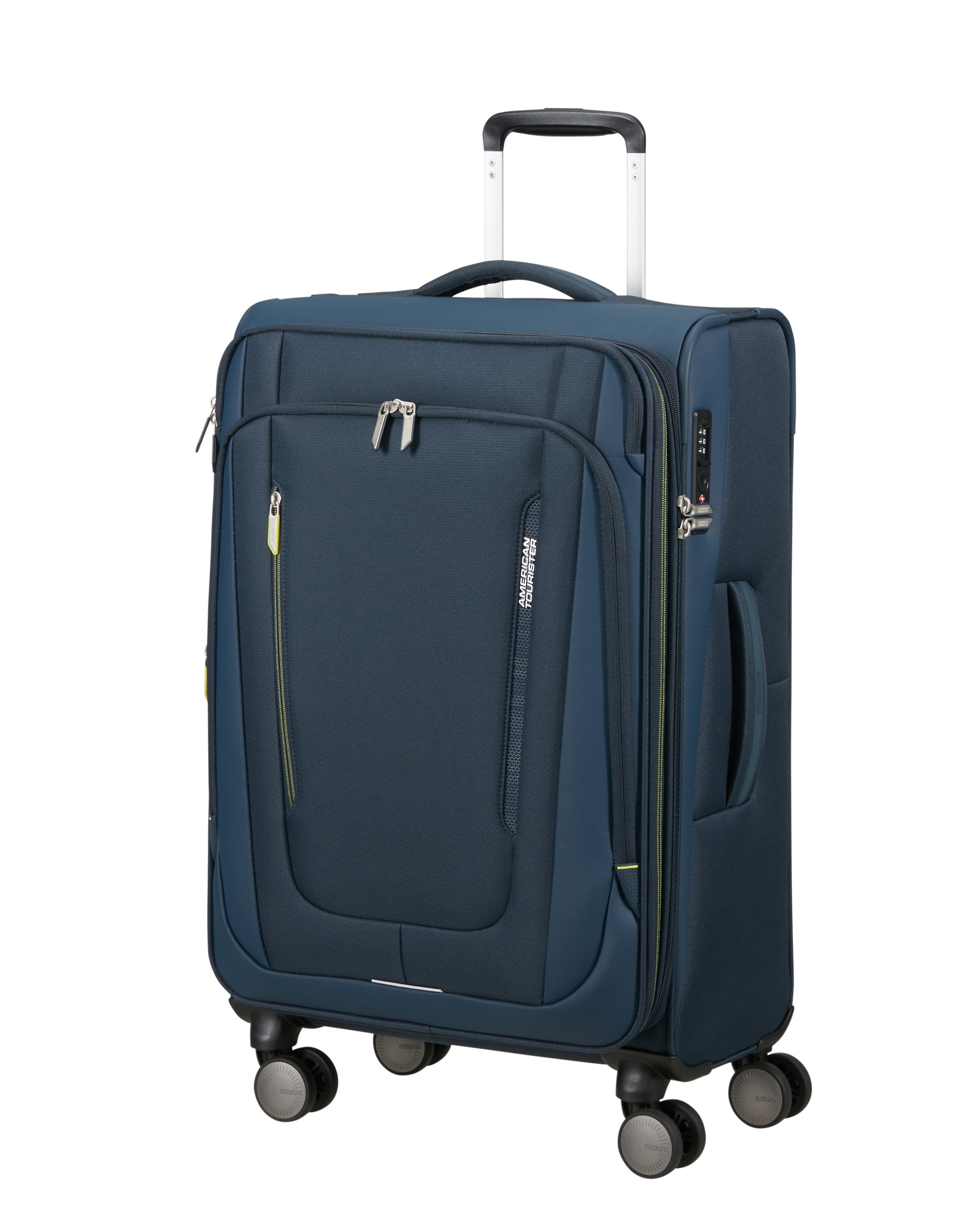 Imagen 0 de Maleta mediana expandible Wanderlite M blanda con capacidad hasta 81 litros Azul marino