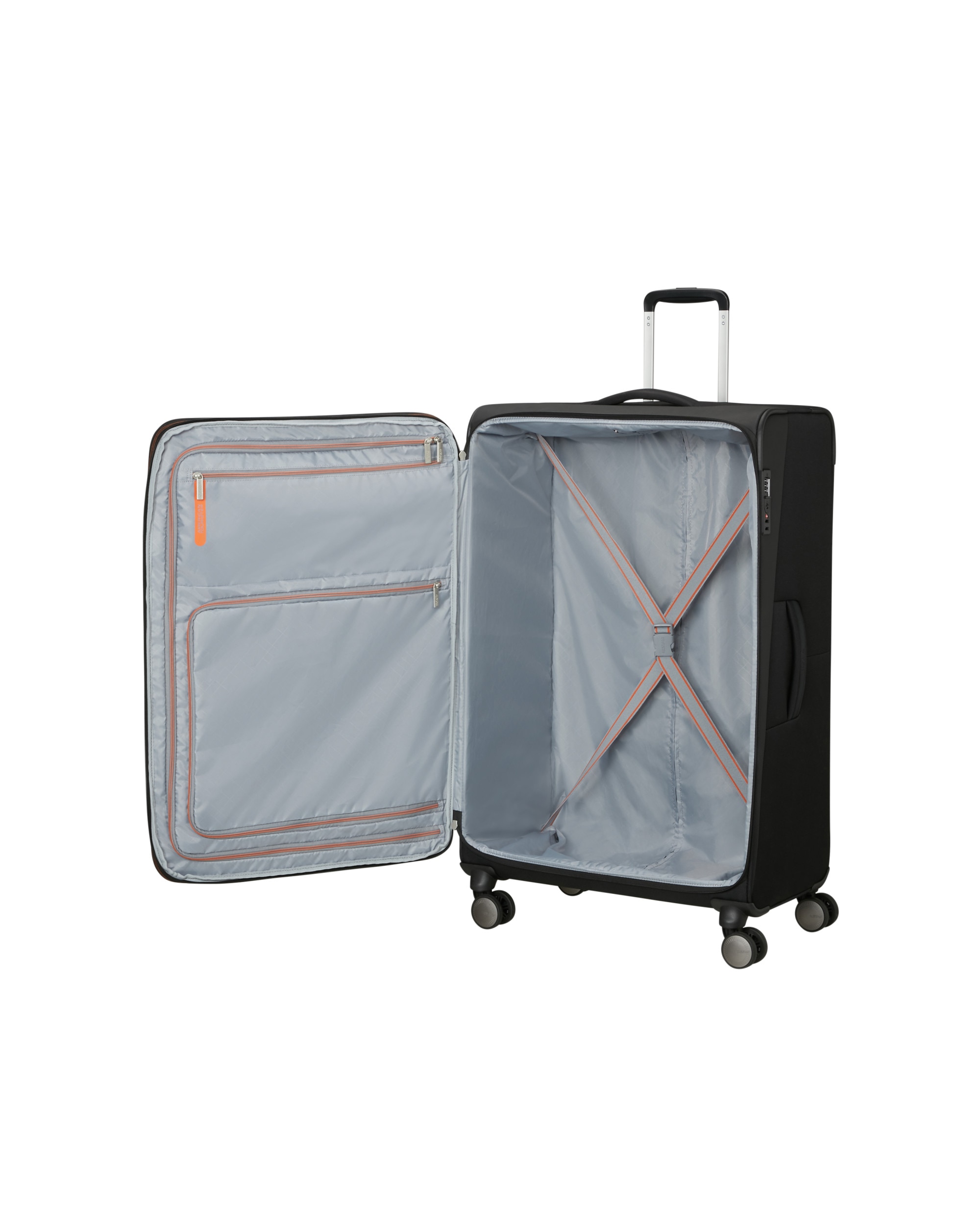 Maleta grande expandible wanderlite l blanda con capacidad hasta 123 litros - American Tourister - Negro Negro-3