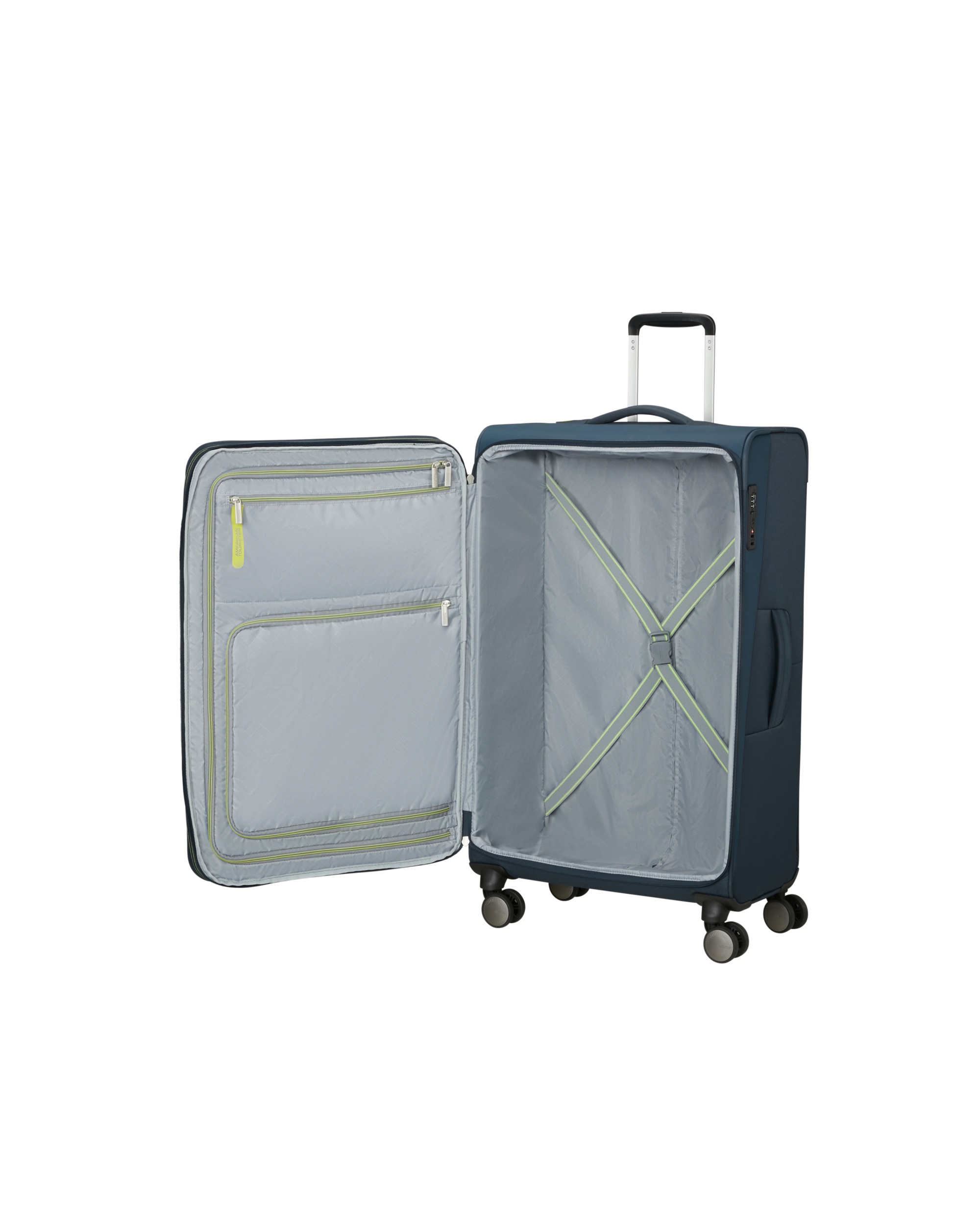 Maleta grande expandible wanderlite l blanda con capacidad hasta 123 litros - American Tourister - Azul marino Azul marino-3