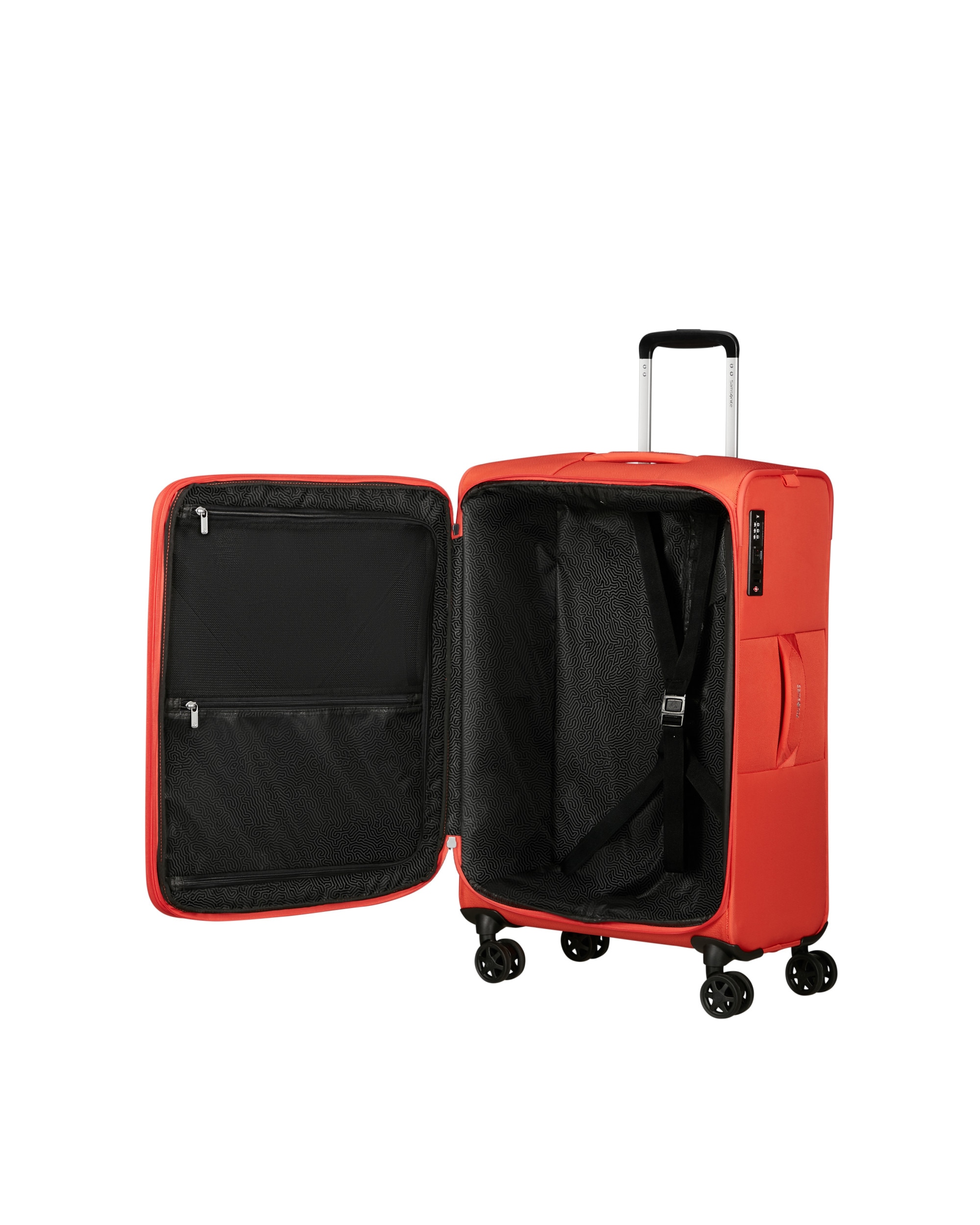 Maleta mediana expandible urbify blanda con capacidad hasta 76 litros - Samsonite - Rojo Rojo-3