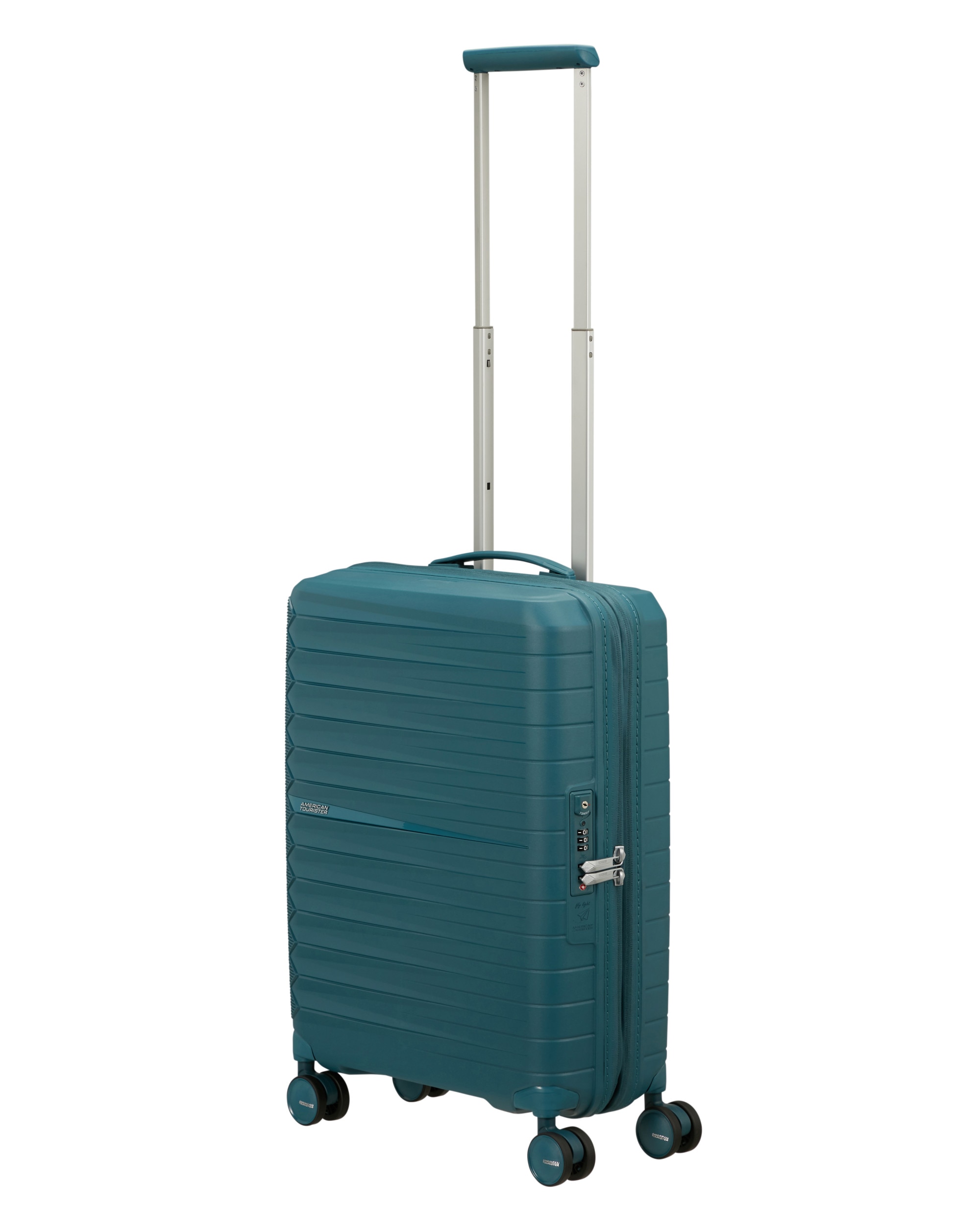Maleta de cabina expandible FastForward rígida con capacidad hasta 44 litros - American Tourister - Azul Turquesa Azul Turquesa-4