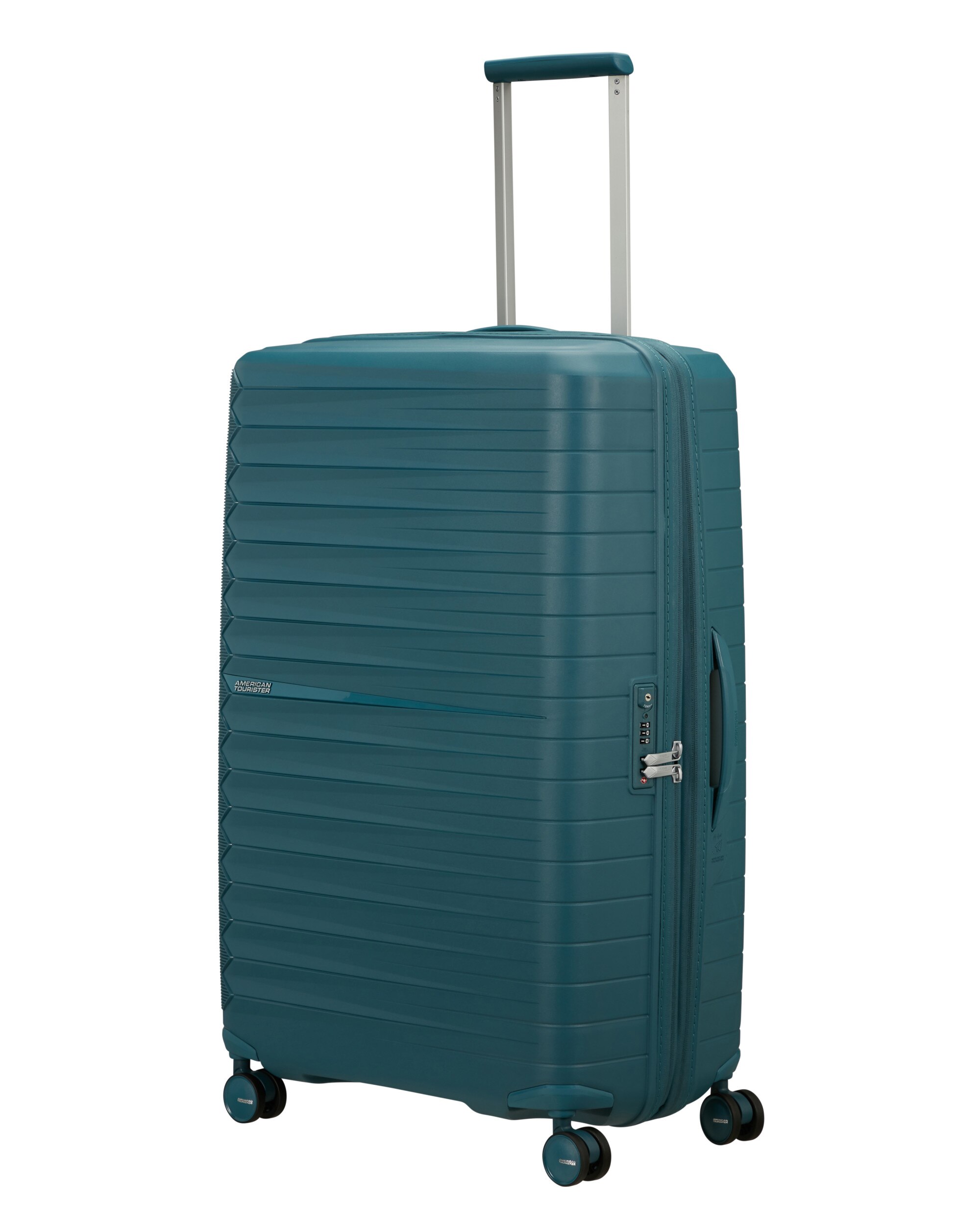 Maleta grande expandible fastforward rígida con capacidad hasta 118 litros - American Tourister - Azul Turquesa Azul Turquesa-4