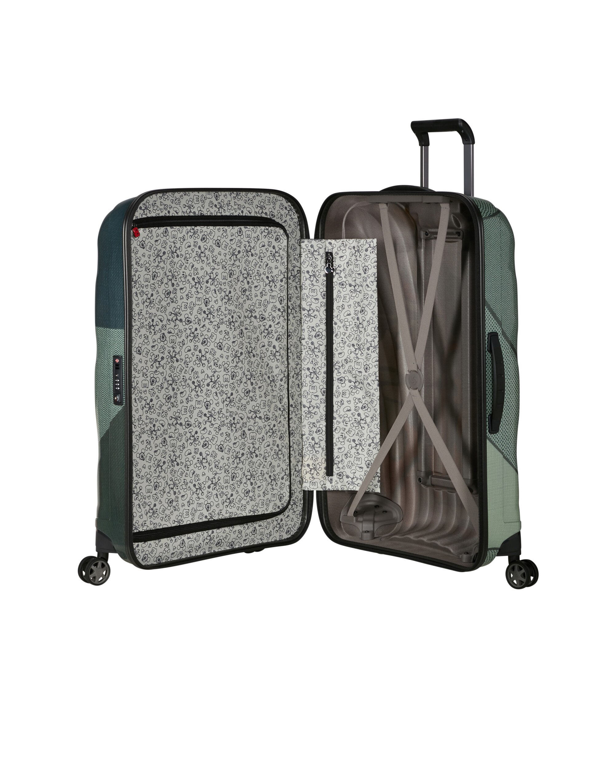 Maleta grande c-lite spinner 75/28 rígida con capacidad de 94 l - Multicolor Multicolor-3