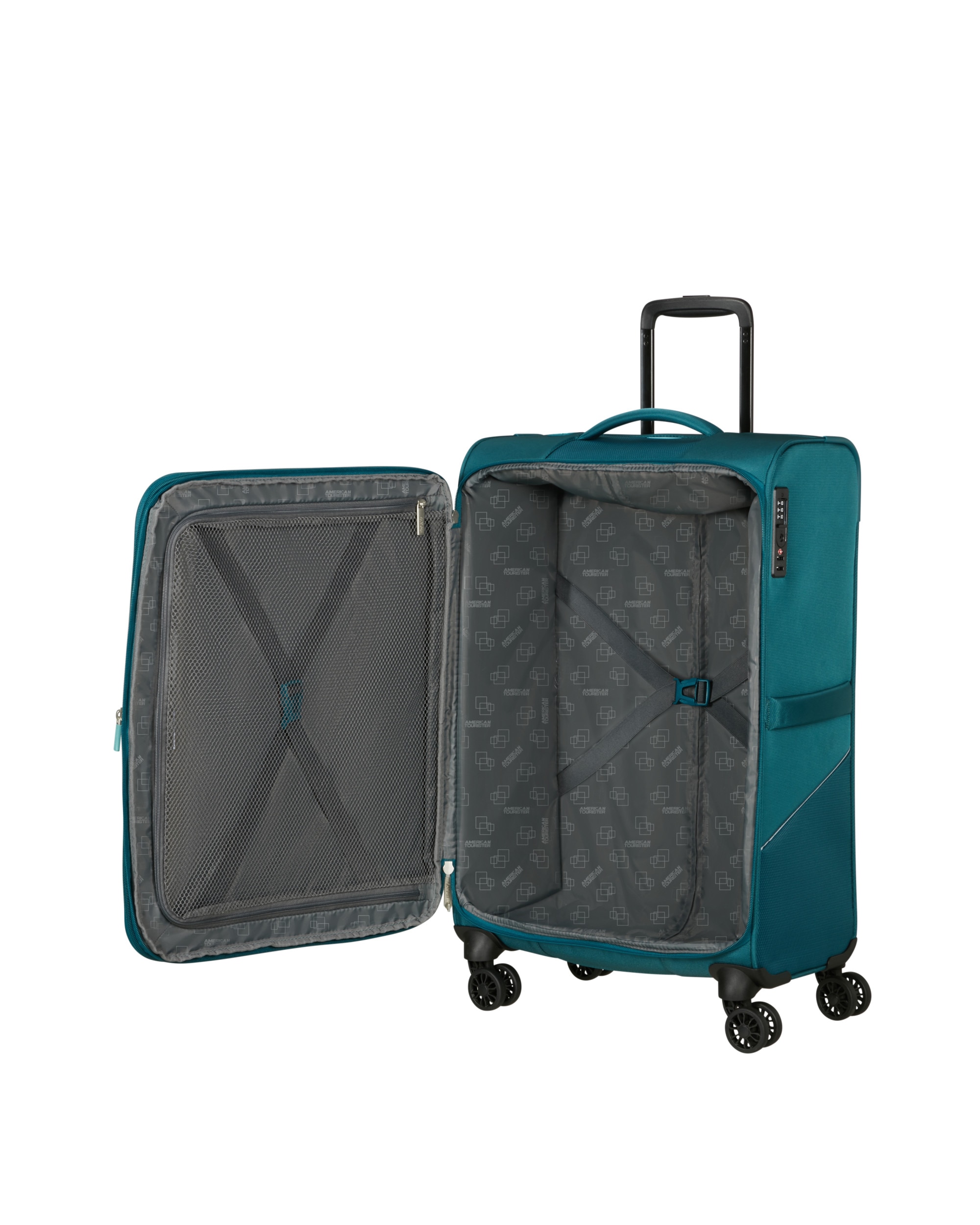 Maleta mediana expandible Summerride blanda con capacidad hasta 76 L - American Tourister - Azul marino Azul marino-3