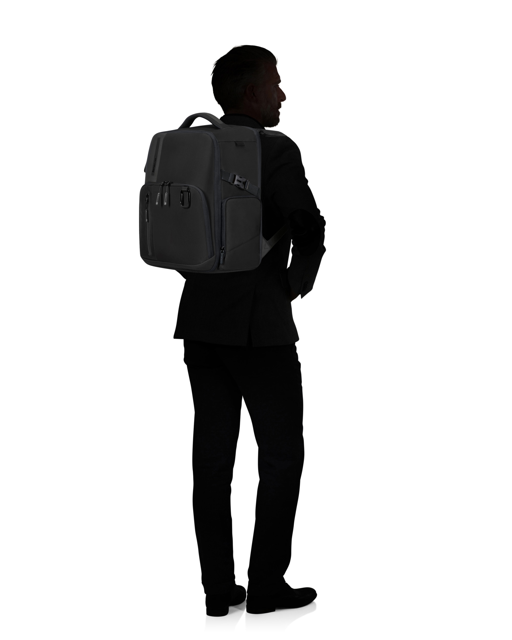 Mochila underseater para portátil de 14,1'' biz2go blanda con capacidad de 25 litros - Samsonite - Gris Negro-5