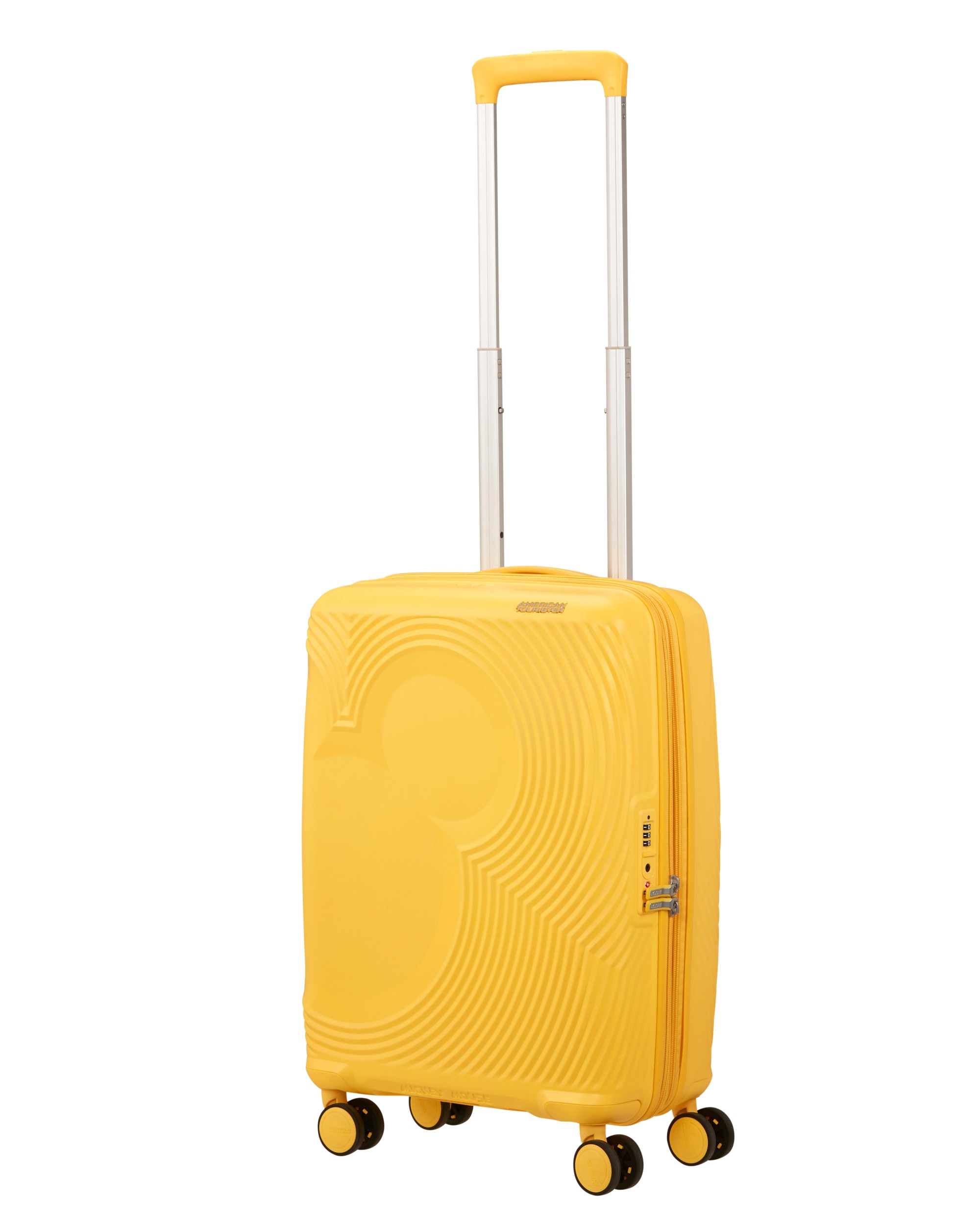 Maleta de cabina expandible Mickey Magic rígida con capacidad hasta 44 litros - American Tourister - Amarillo Amarillo-5