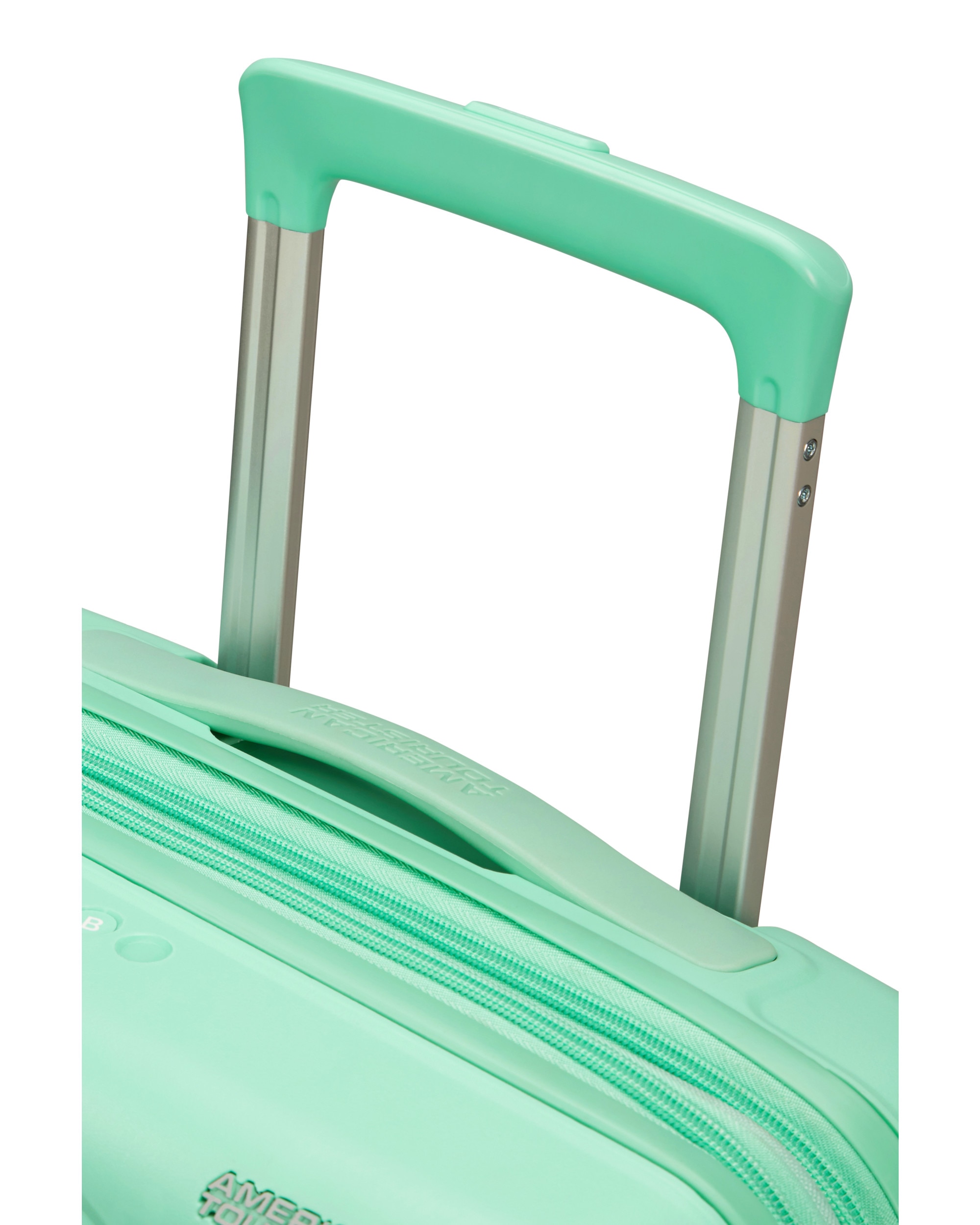 Maleta de cabina expandible Mickey Magic rígida con capacidad hasta 44 litros - American Tourister - Azul Verde claro-4