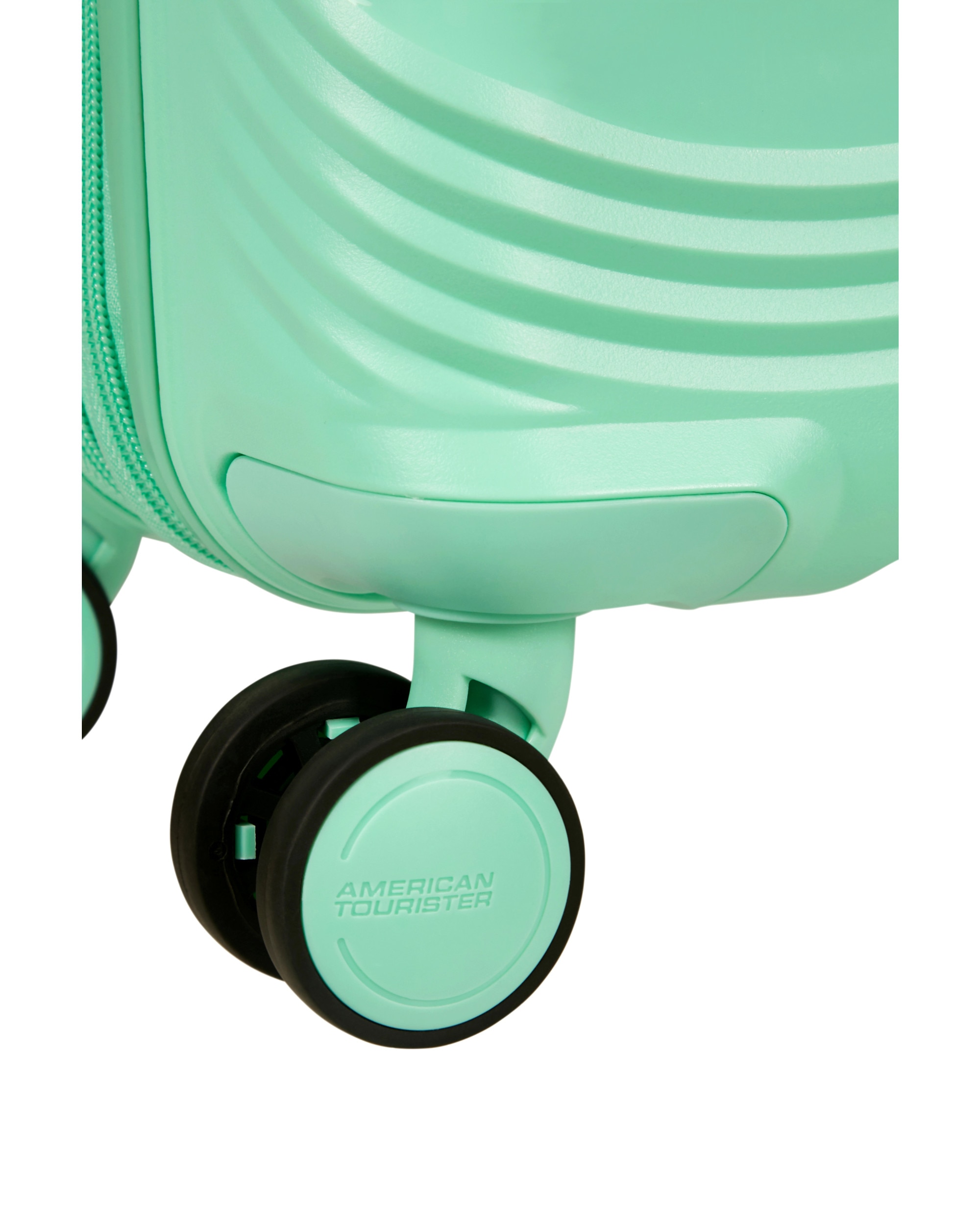 Maleta de cabina expandible Mickey Magic rígida con capacidad hasta 44 litros - American Tourister - Azul Verde claro-5