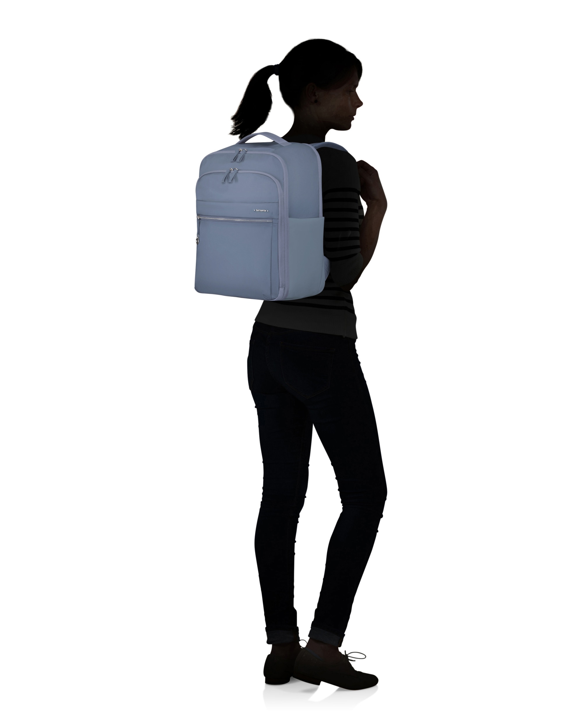 Mochila move journey de nylon y poliéster - Samsonite - Azul marino Azul marino-2