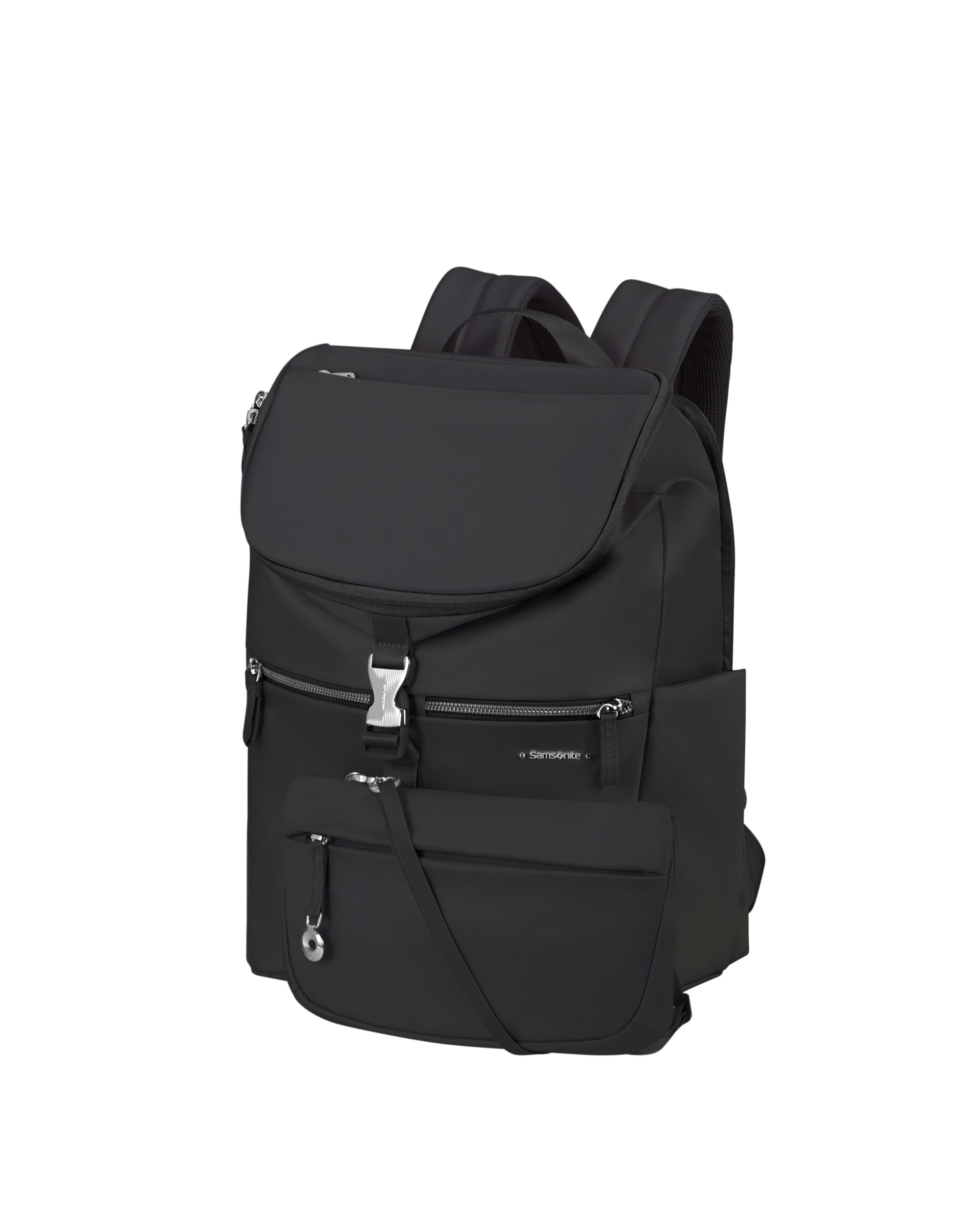 Mochila move journey de nailon y poliéster con revestimiento de poliuretano - Samsonite - Negro Negro-1
