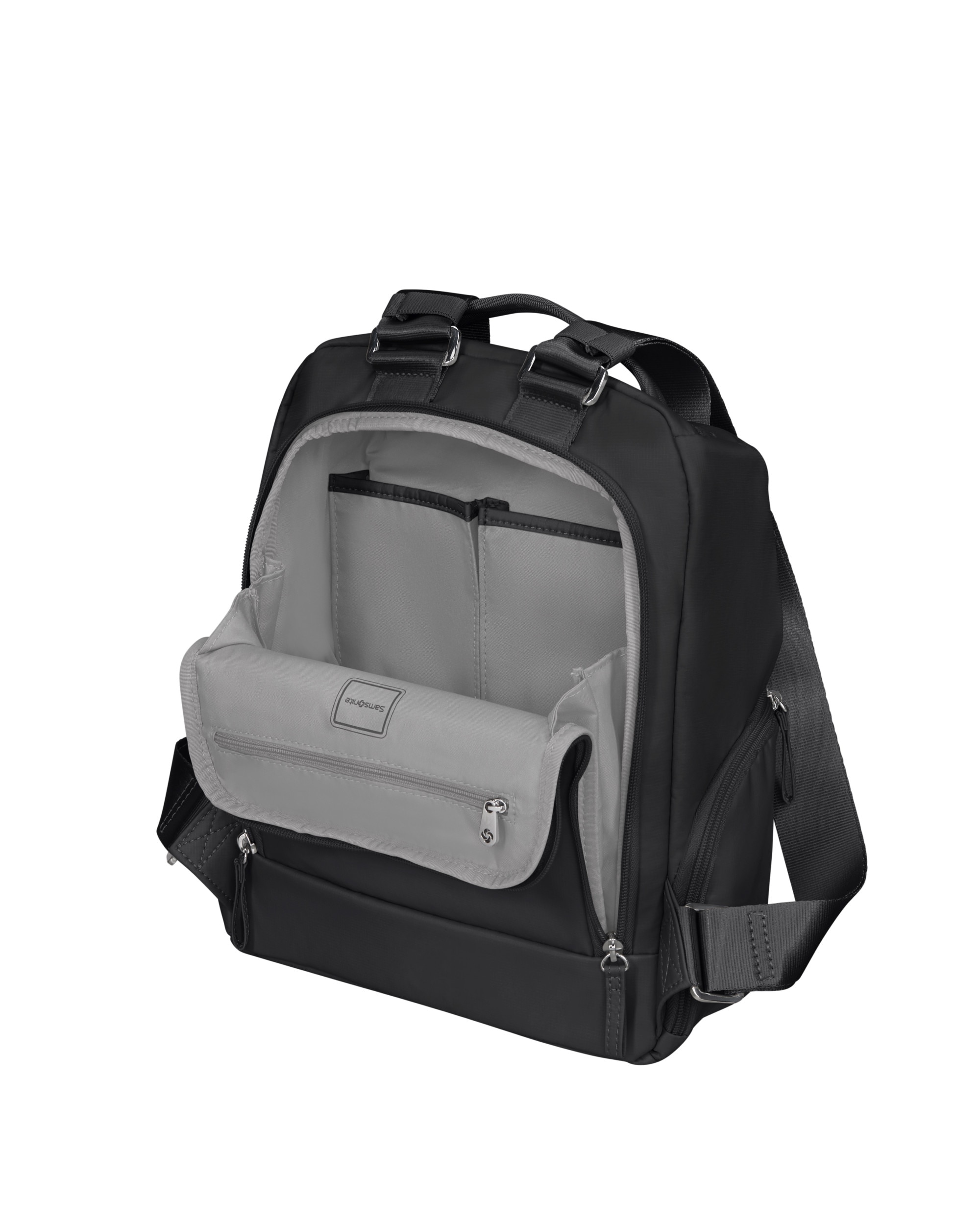 Mochila move 5 de nailon en azul oscuro - Samsonite - Negro Negro-5