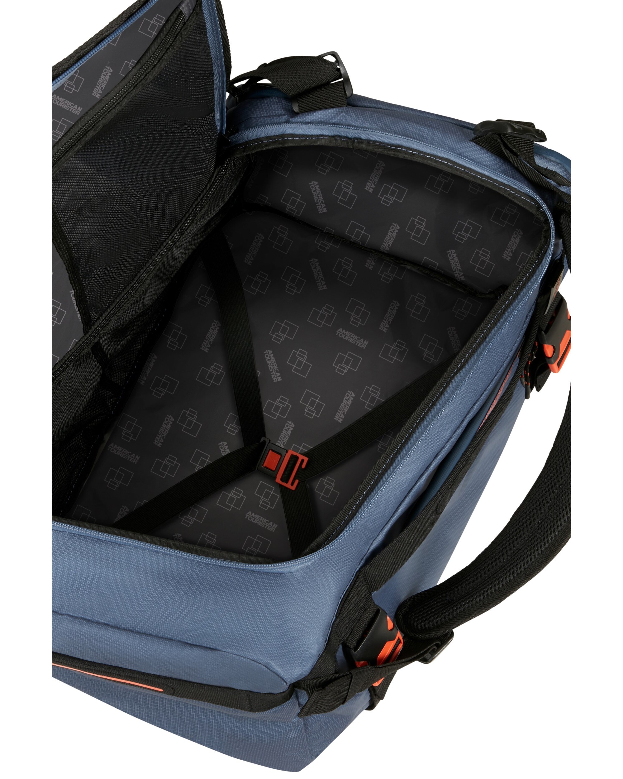 Bolsa de viaje tipo mochila tamaño mediano Urban Track M blanda con capacidad de 41 litros - American Tourister - Turquesa Turquesa-3