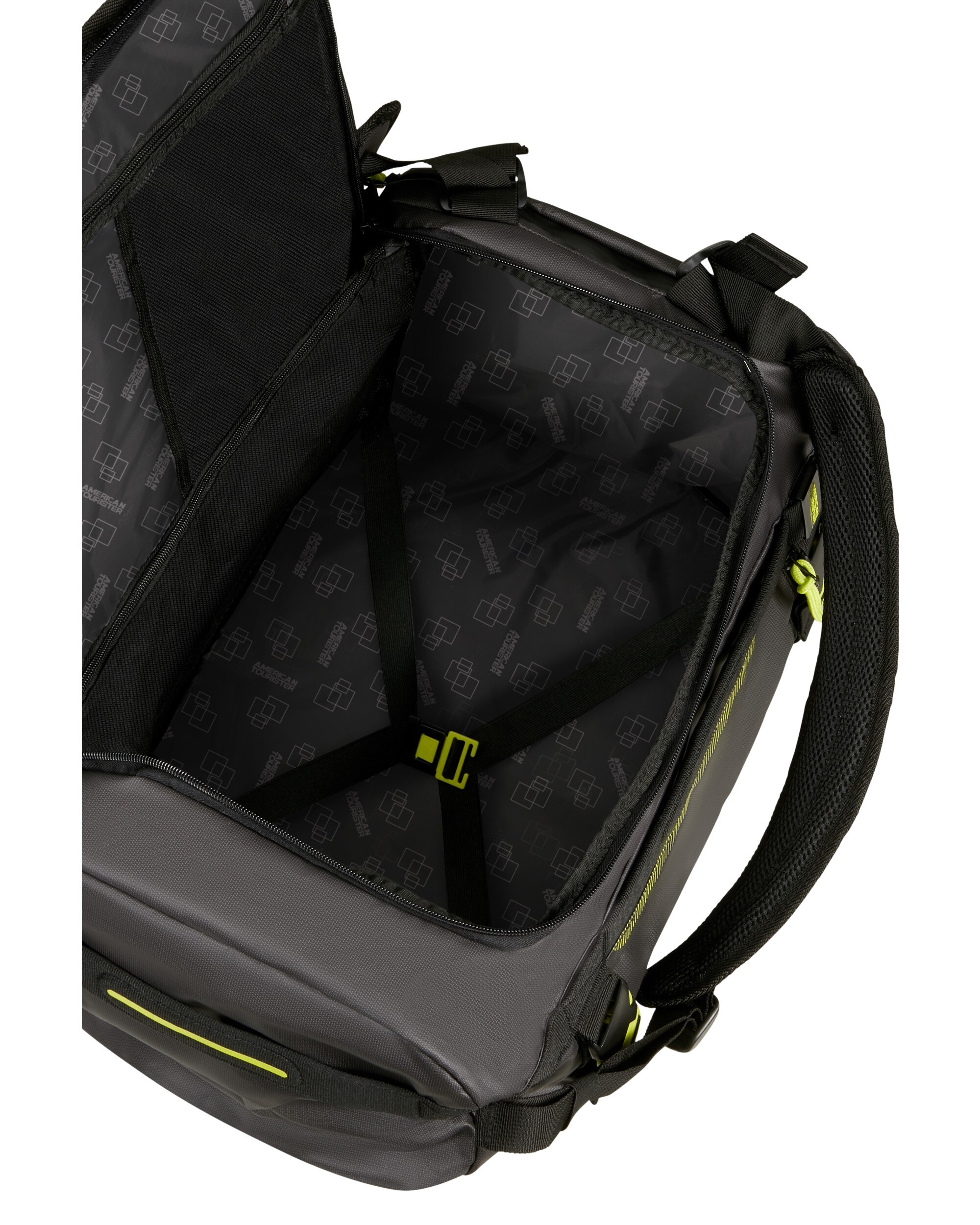 Bolsa de viaje tipo mochila tamaño grande Urban Track L blanda con capacidad de 60 litros - American Tourister - Negro Negro-3