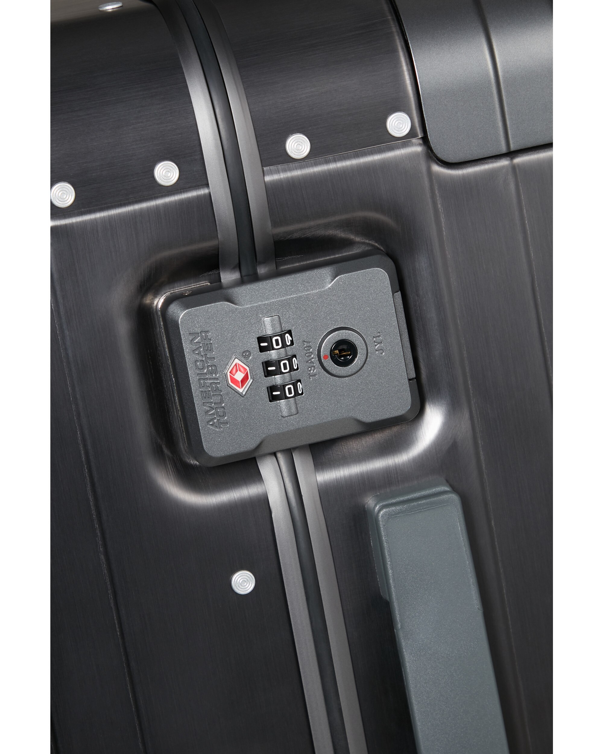 Maleta de cabina Soundbox Alu rígida con capacidad de 39 L - American Tourister - Gris claro Gris claro-4