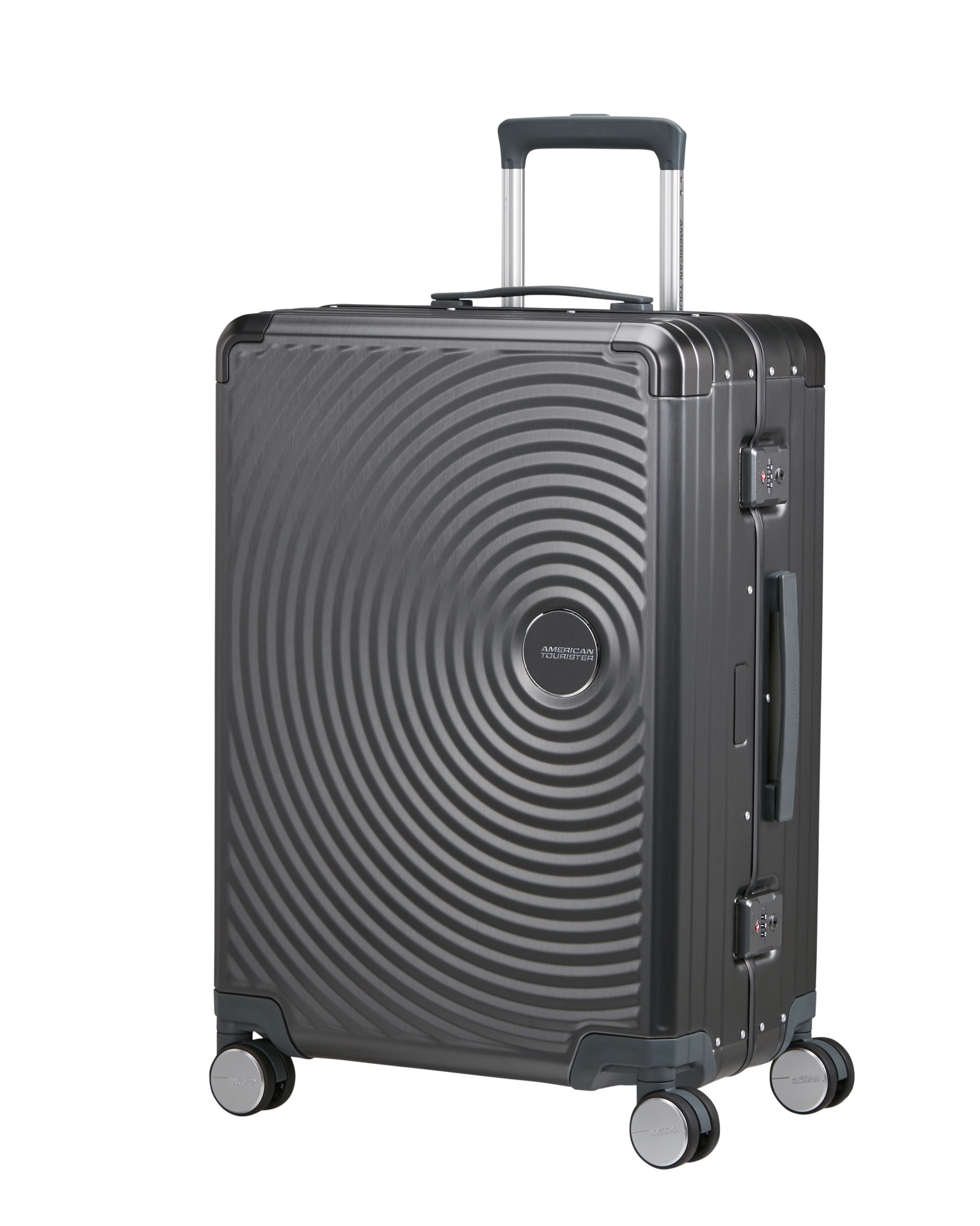 Maleta mediana Soundbox Alu rígida con capacidad de 73 litros