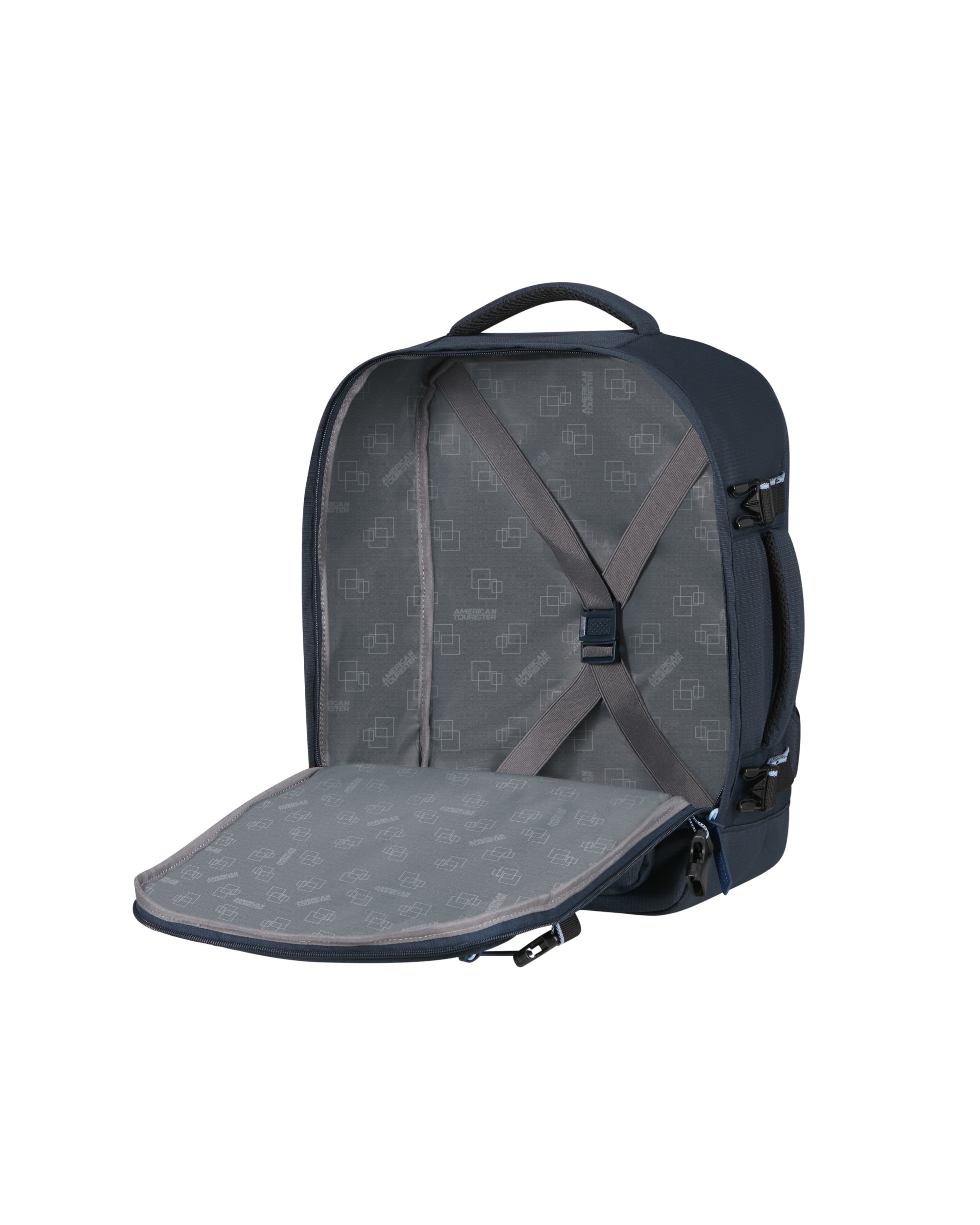 Mochila de cabina underseater S/M Take2cabin blanda con capacidad de 26,5 litros - American Tourister - Azul marino Azul marino-3