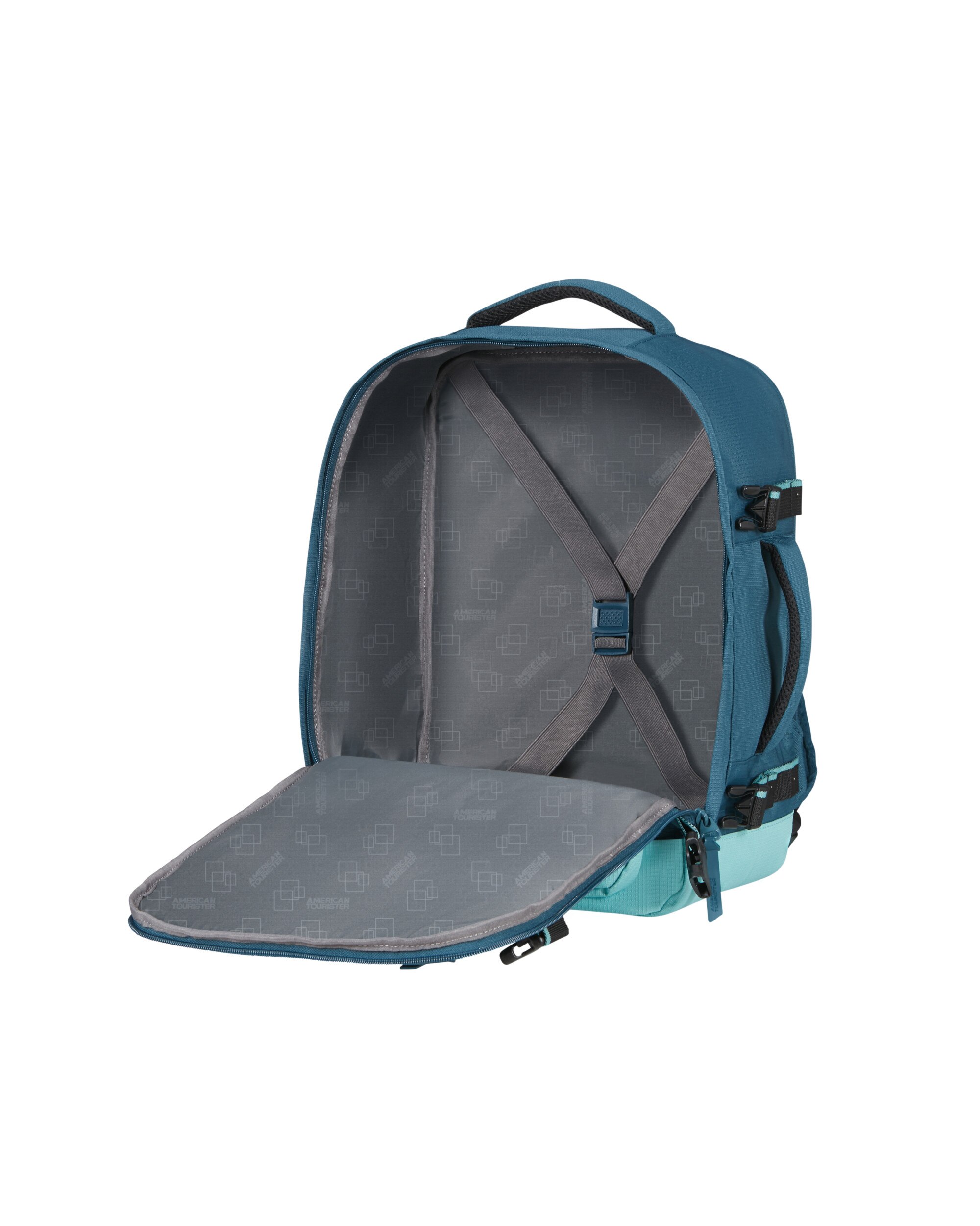 Mochila de cabina underseater S/M Take2cabin blanda con capacidad de 26,5 litros - American Tourister - Turquesa Turquesa-3