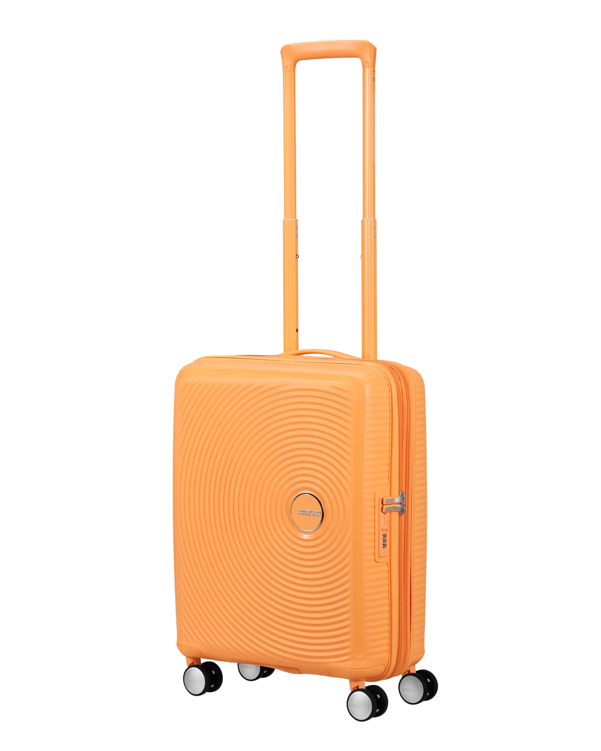 Maleta de cabina Soundbox Spinner 55/20 Tsa Exp rígida con capacidad de 35,5 L - American Tourister - Naranja Naranja-4