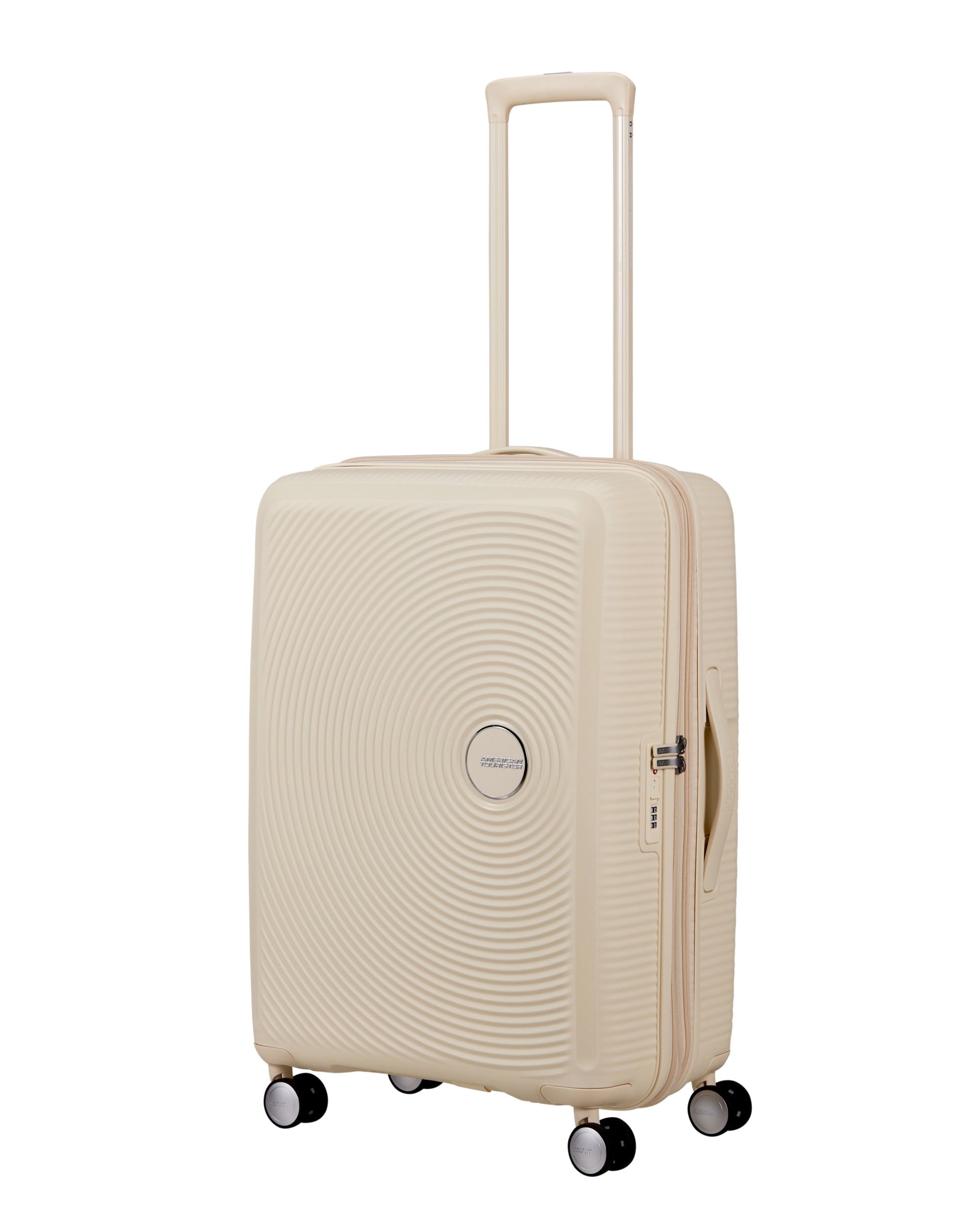 Maleta mediana Soundbox Spinner 67/24 Tsa Exp rígida con capacidad de 81 L - American Tourister - Crema Crema-4