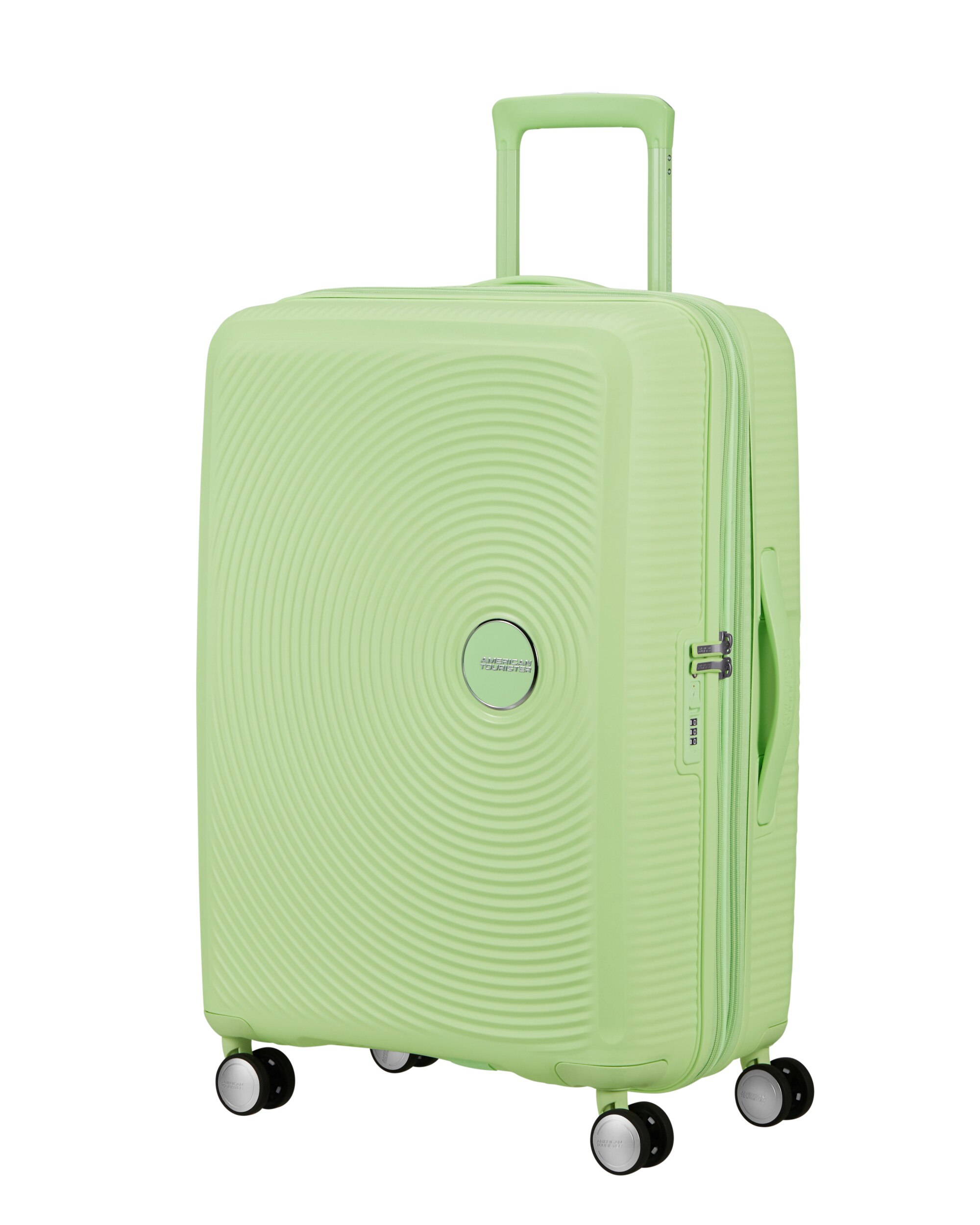 Maleta mediana Soundbox Spinner 67/24 Tsa Exp rígida con capacidad de 81 L - American Tourister - Verde claro Verde claro-1