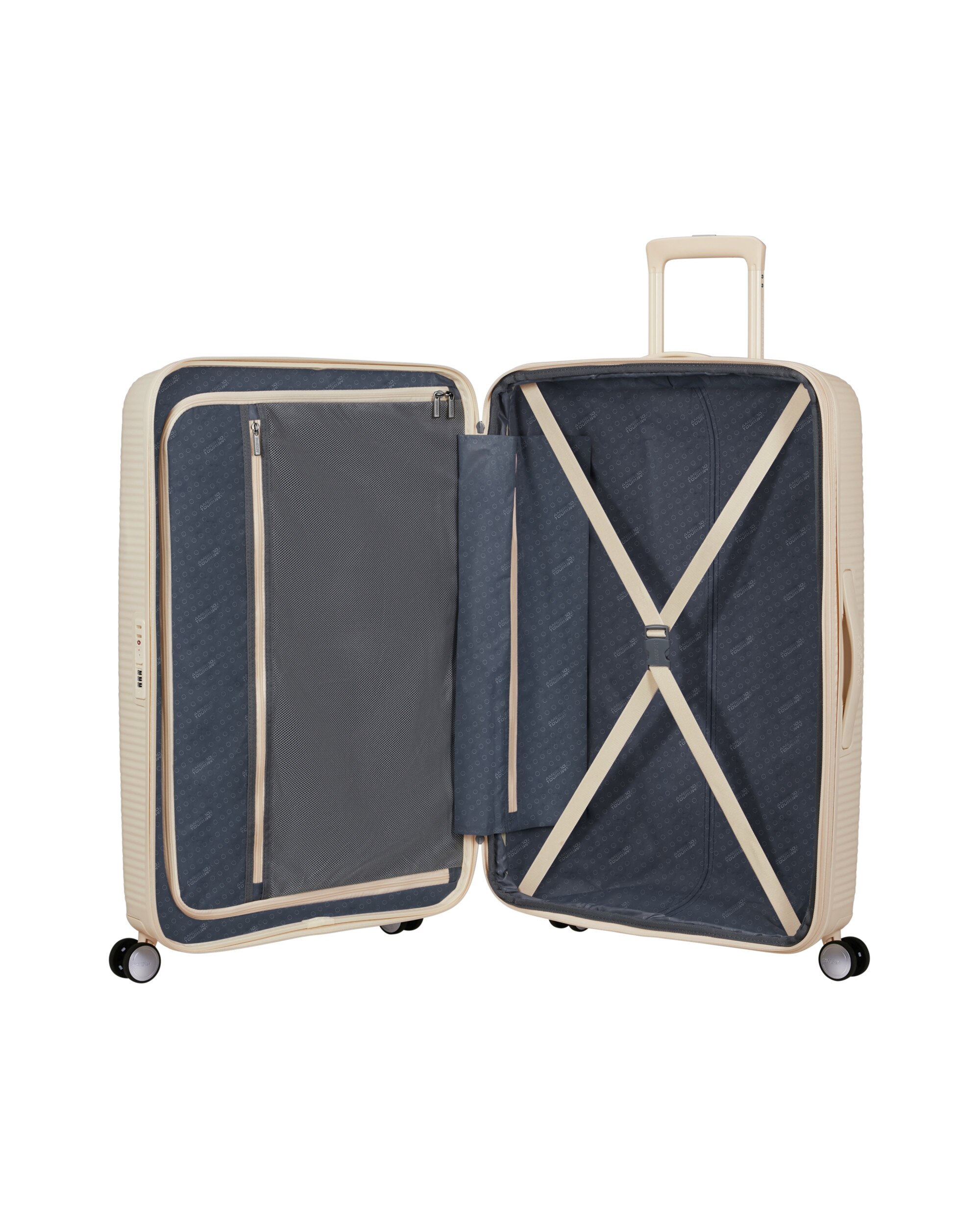 Maleta grande expandible SOUNDBOX rígida negra, con capacidad hasta 110L - American Tourister - Mostaza Mostaza-3