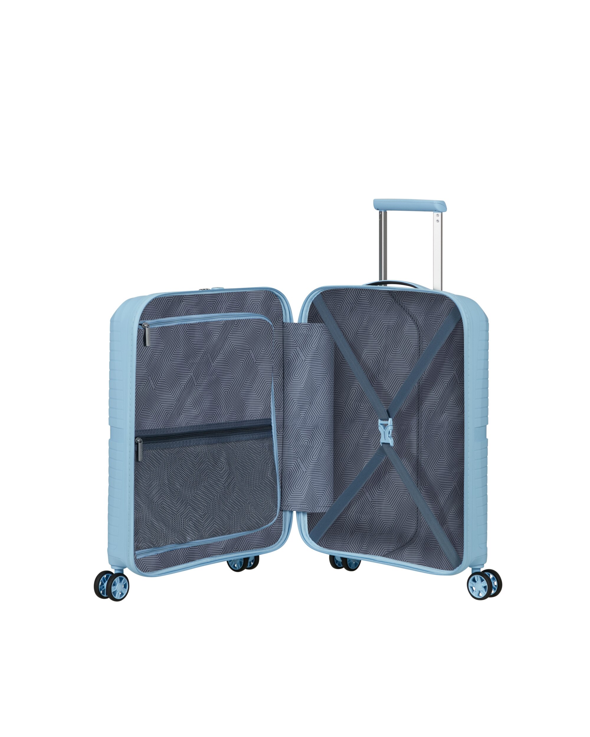 Maleta de cabina Airconic Spinner 55/20 Tsa rígida con capacidad de 33,5 L. - American Tourister - Azul claro Azul claro-3