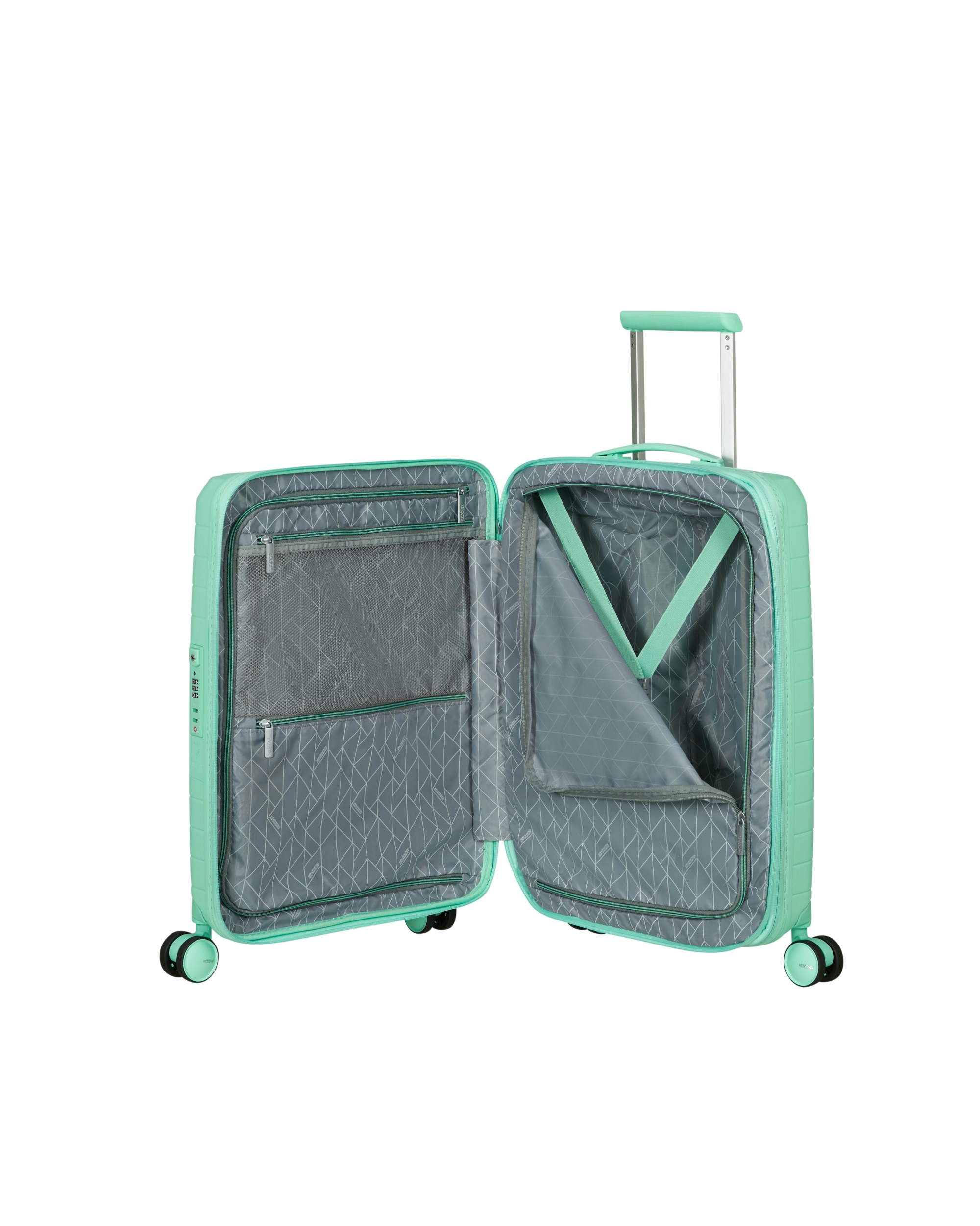 Maleta de cabina expandible FastForward rígida con capacidad hasta 44 litros - American Tourister - Turquesa Turquesa-3